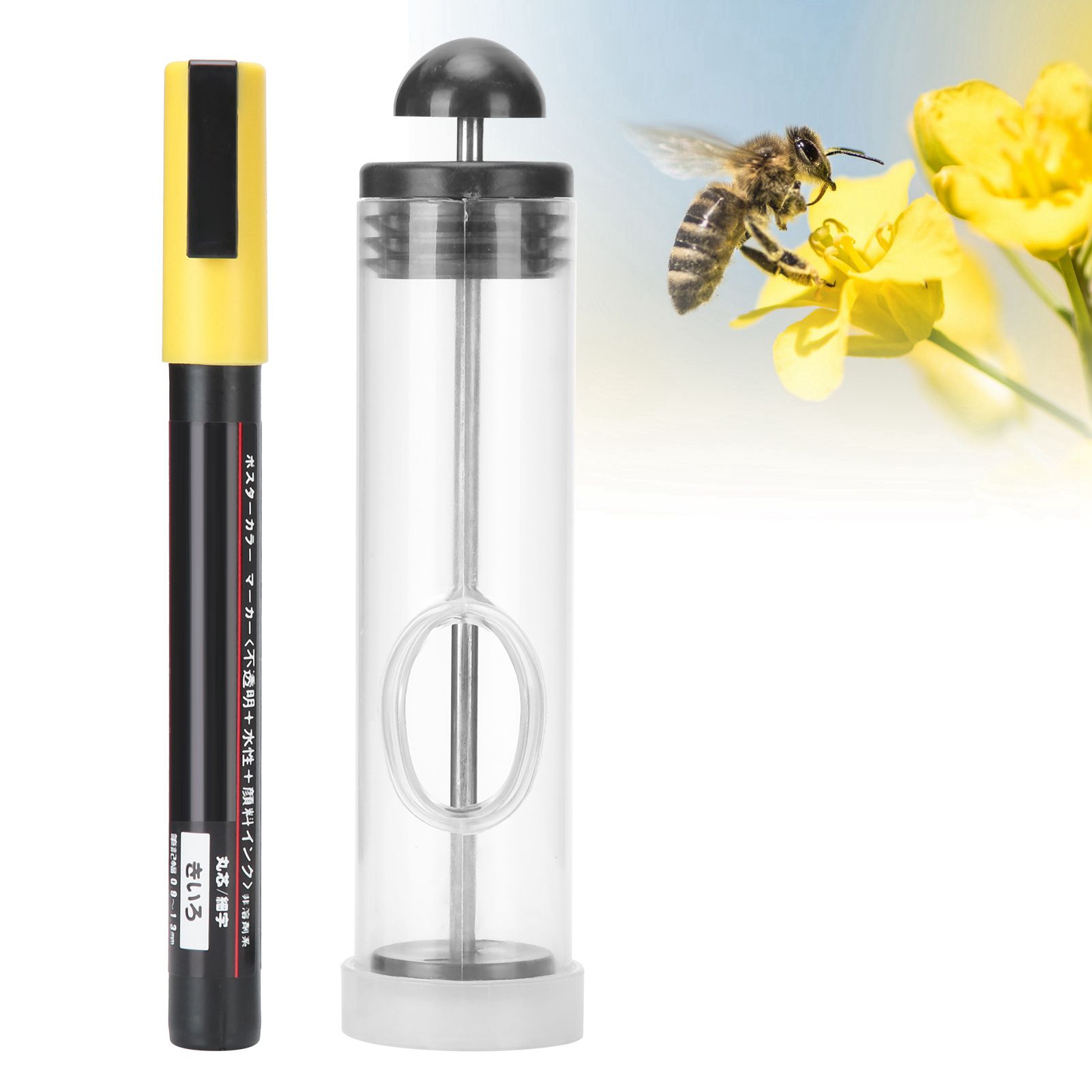 Beekeeping Marking Set Queen Bee Marking Pen Quickdry with Sign Bottle view 10