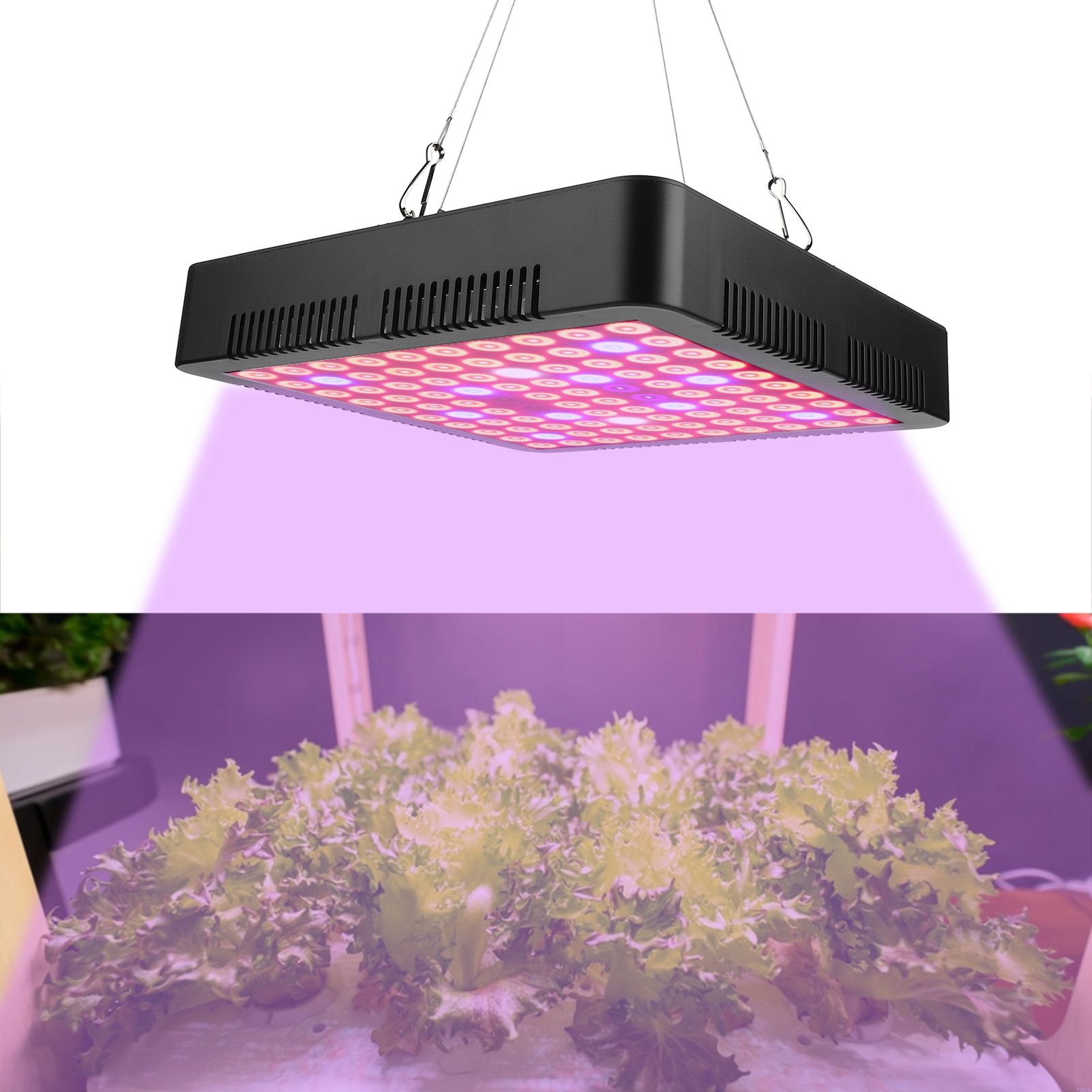 300W 100LED Chips Grow Lamp Full Spectrum Plant LED Panel Growing Lights Fixture view 9