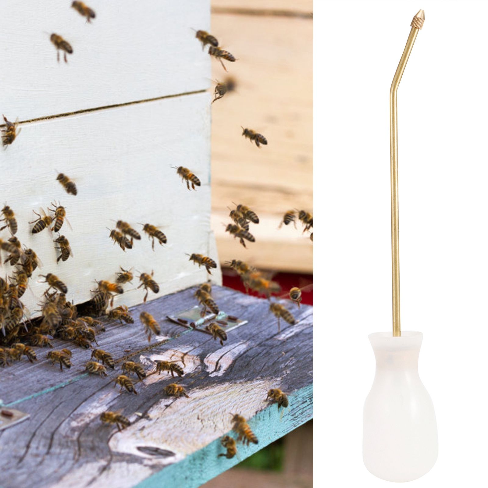 Copper Tube Powder Sprayer Termite Killer Pest Control Equipment Beekeeping Tools view 10