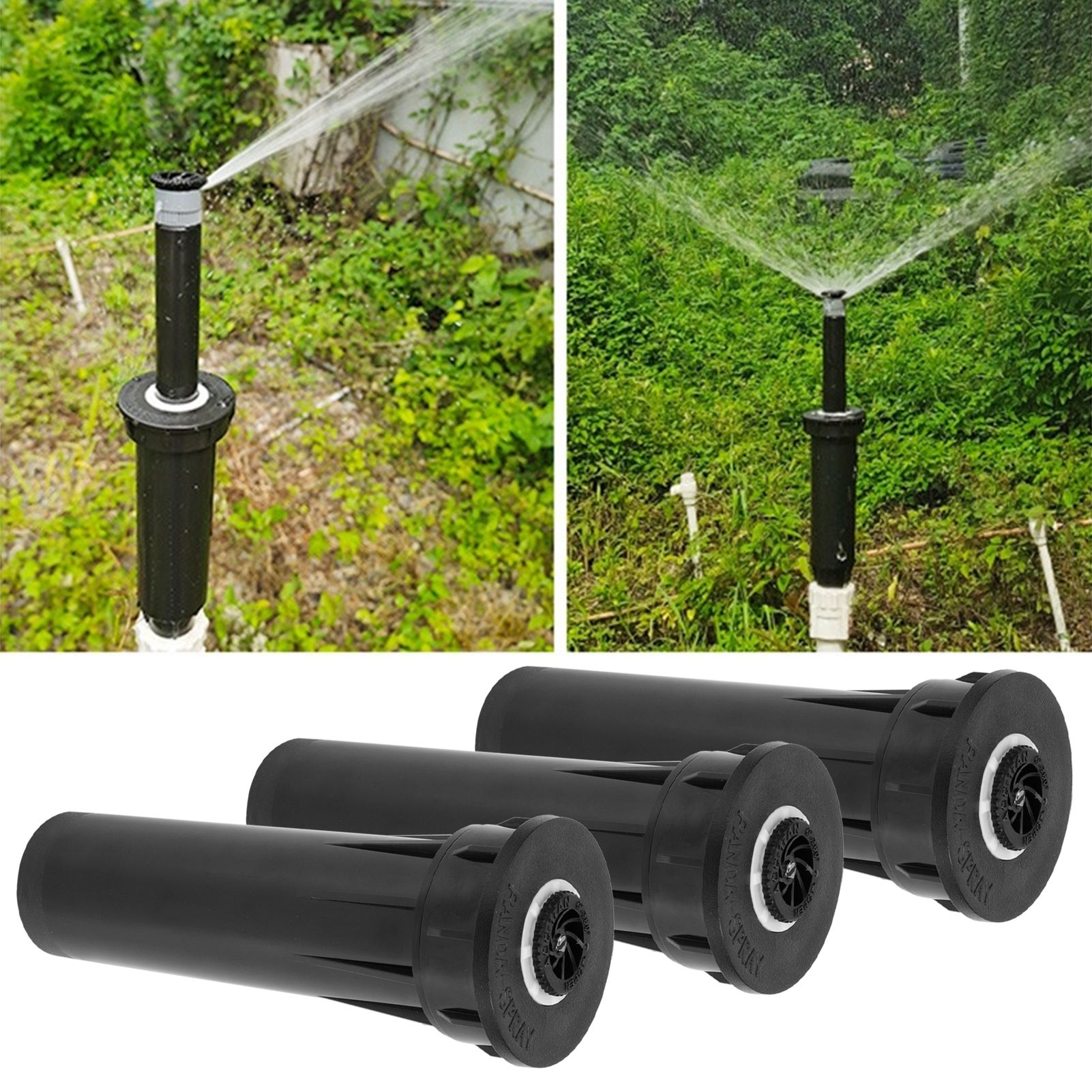 3Pcs G1/2 Sprinkler Head Buried Telescopic Water Spray Nozzle for Lawn Yard view 9