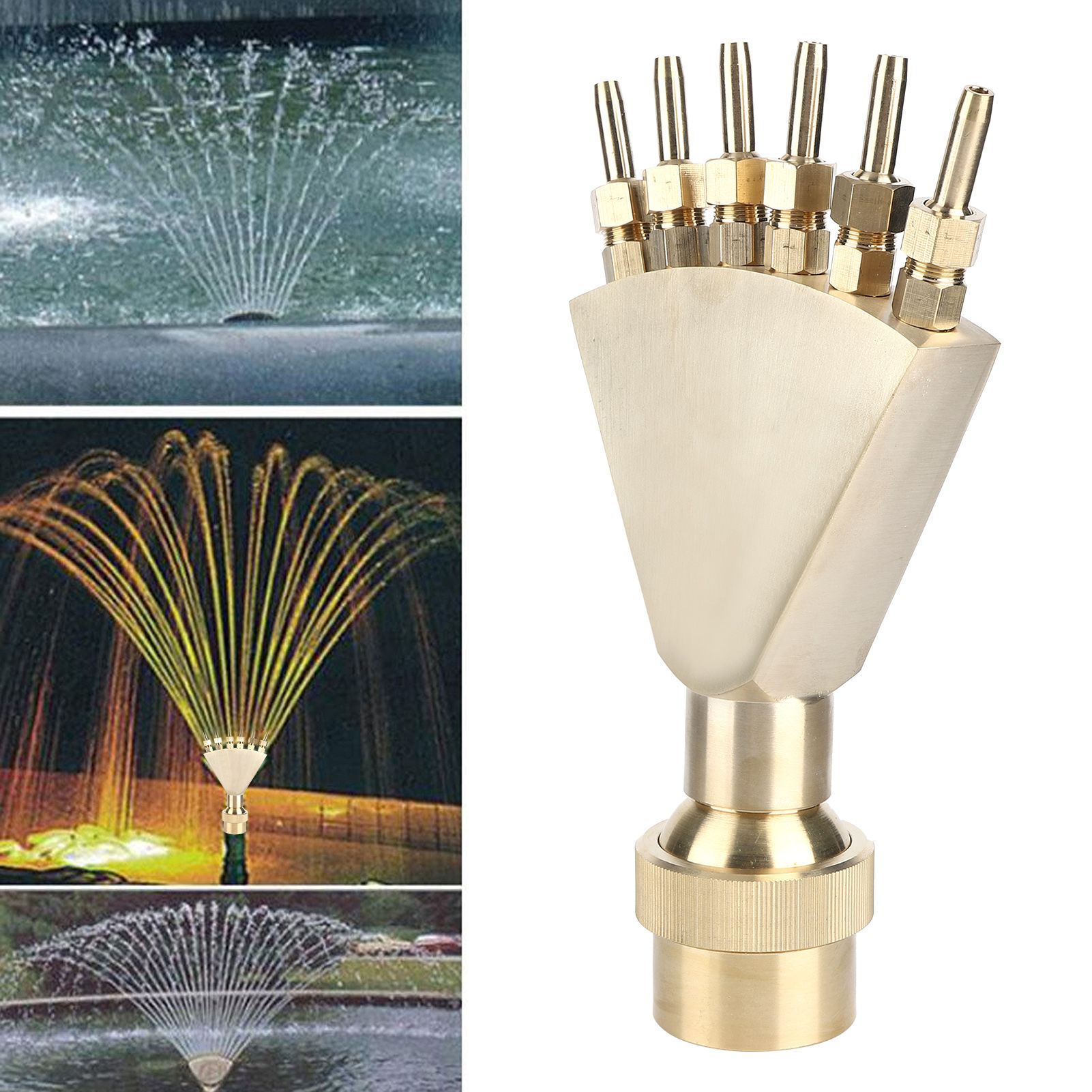 1.5in DN40 Adjustable Fountain Nozzle Spray Nozzle Head for Garden Swimming view 9