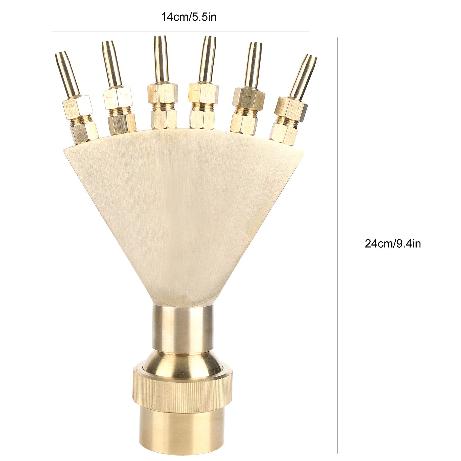 1.5in DN40 Adjustable Fountain Nozzle Spray Nozzle Head for Garden Swimming view 12