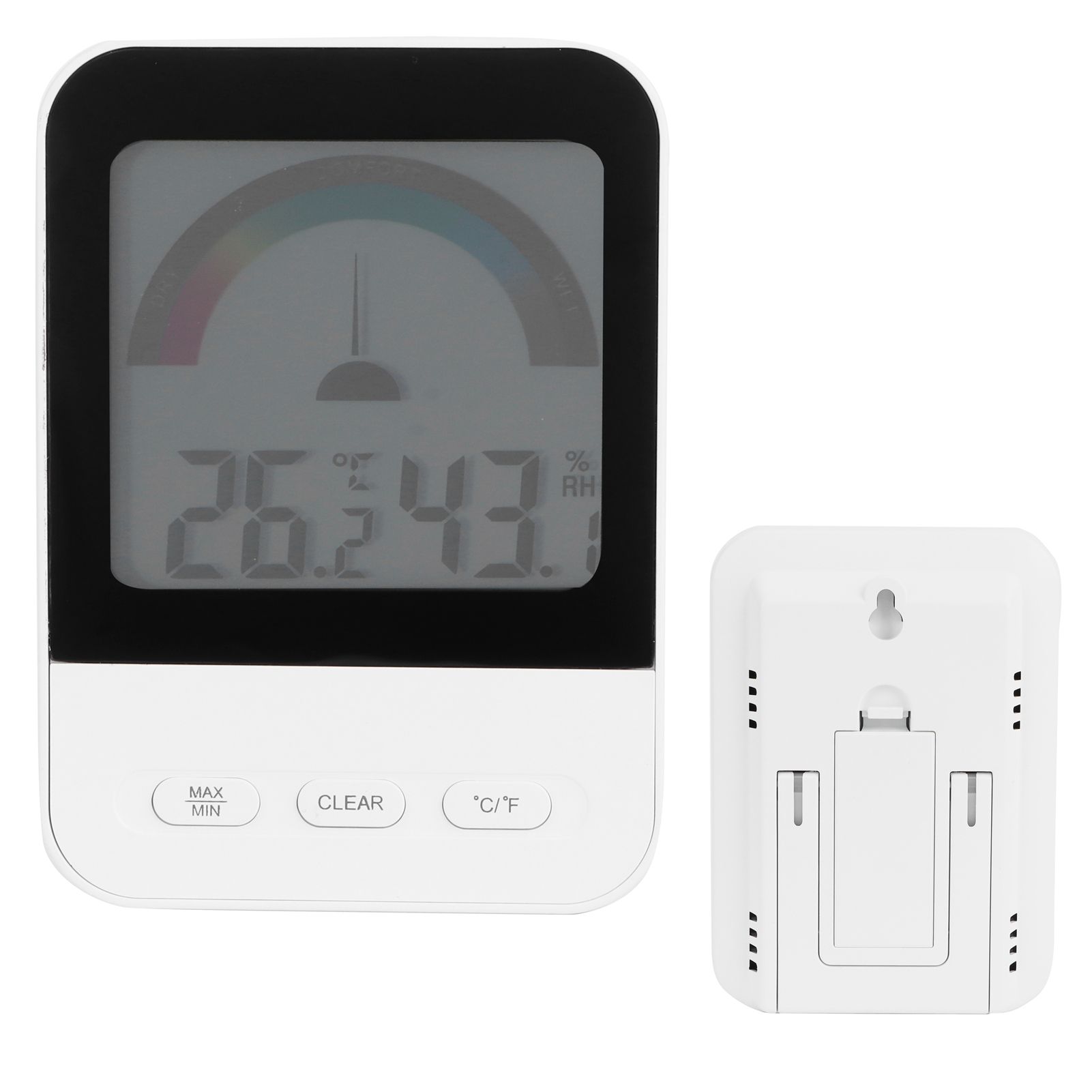 Digital Electronic Thermometer Hygrometer with LCD Backlight Display for view 6