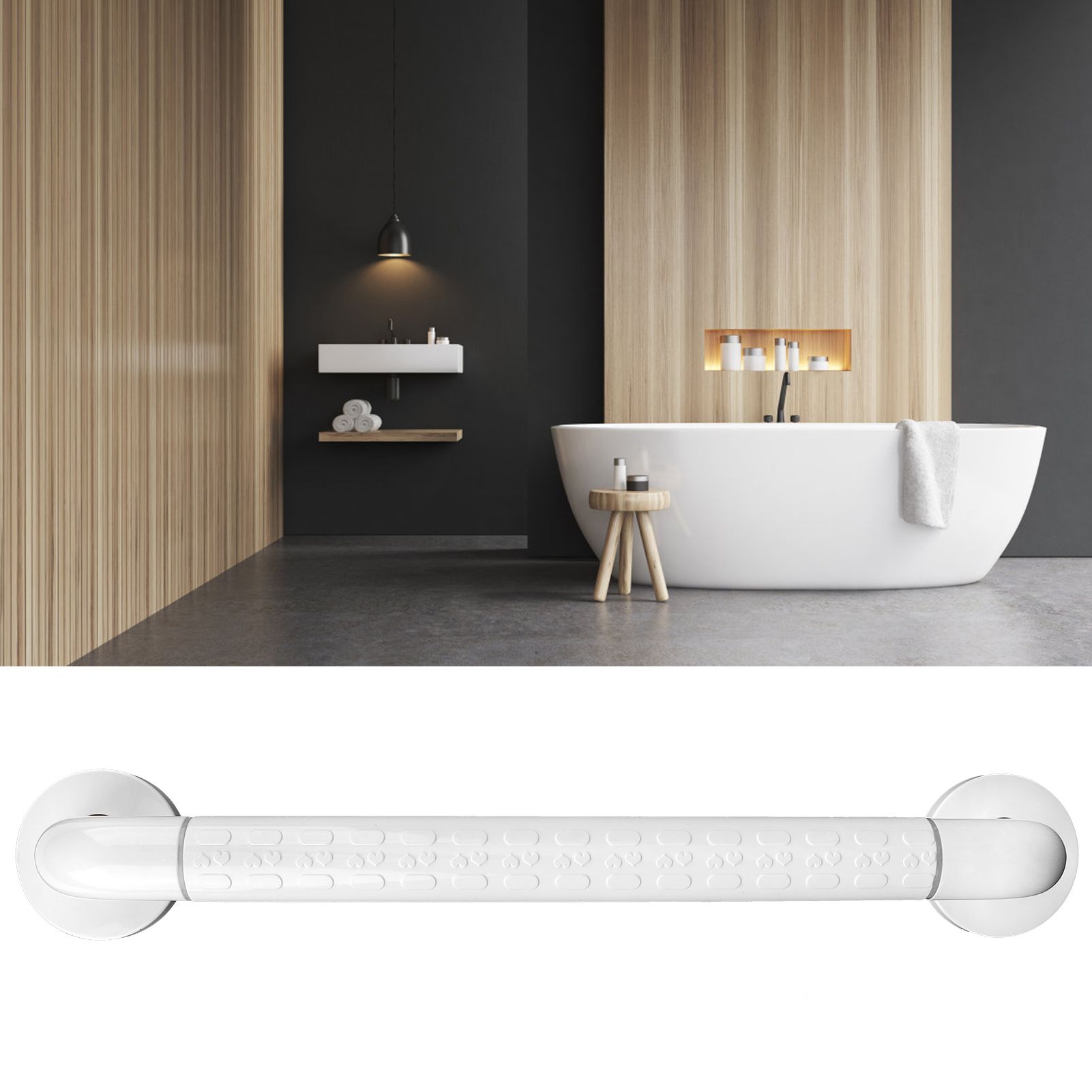 SPA Bathtub Armrest Safety AntiSlip Bath Grab Rail Handle for Elderly Pregnant view 9