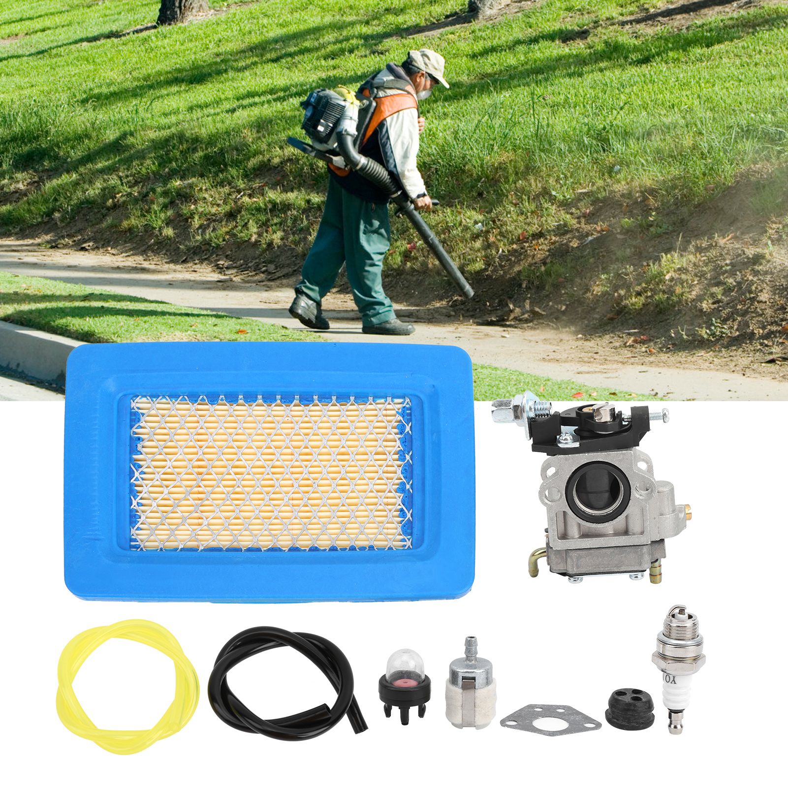 Carburetor Air Filter Kit Fit for Echo PB770 PB770H PB770T Backpack Blower view 10