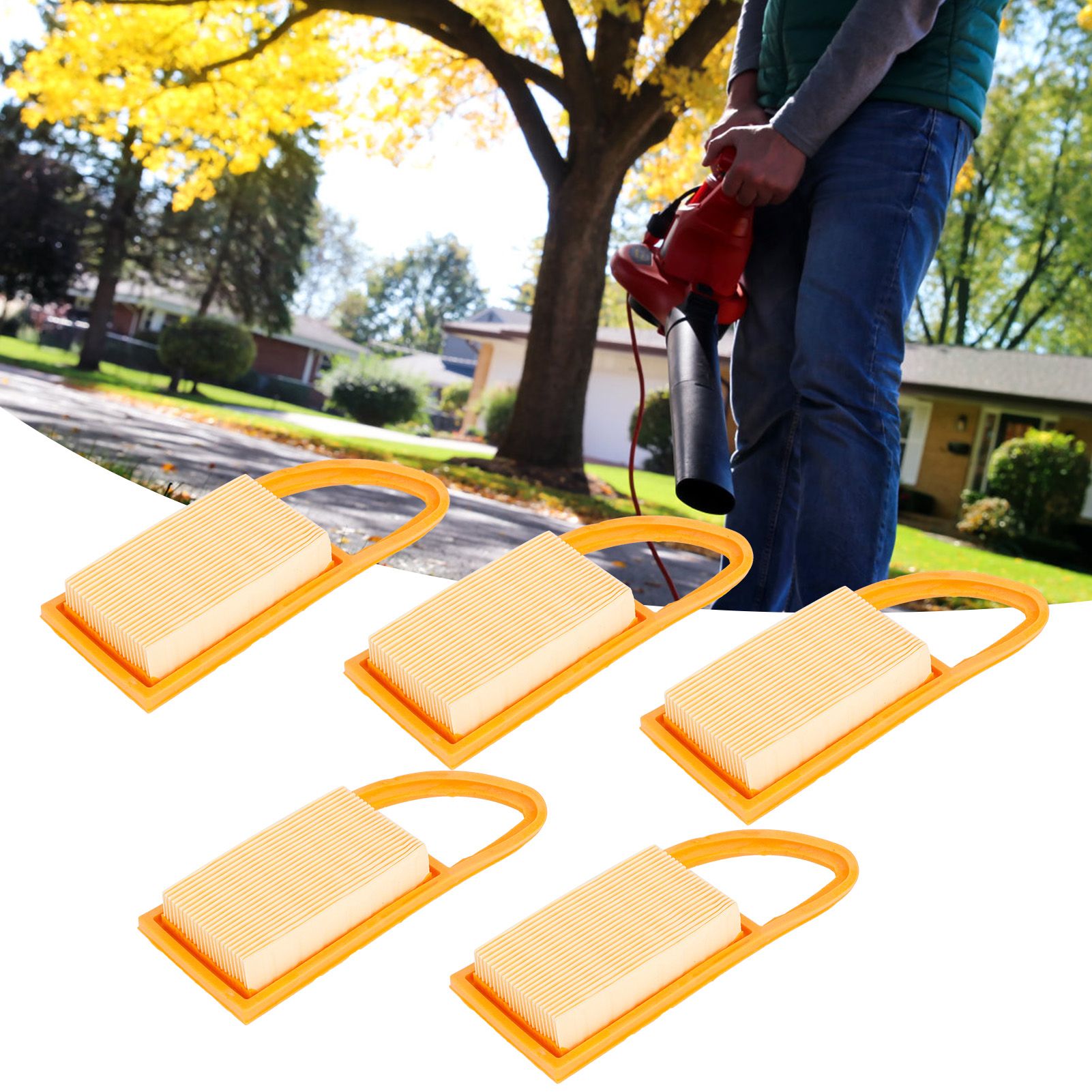 5Pcs Air Filter Replacement Fit for STIHL BR500 BR550 BR600 Blowers 4282 141 0300 view 10