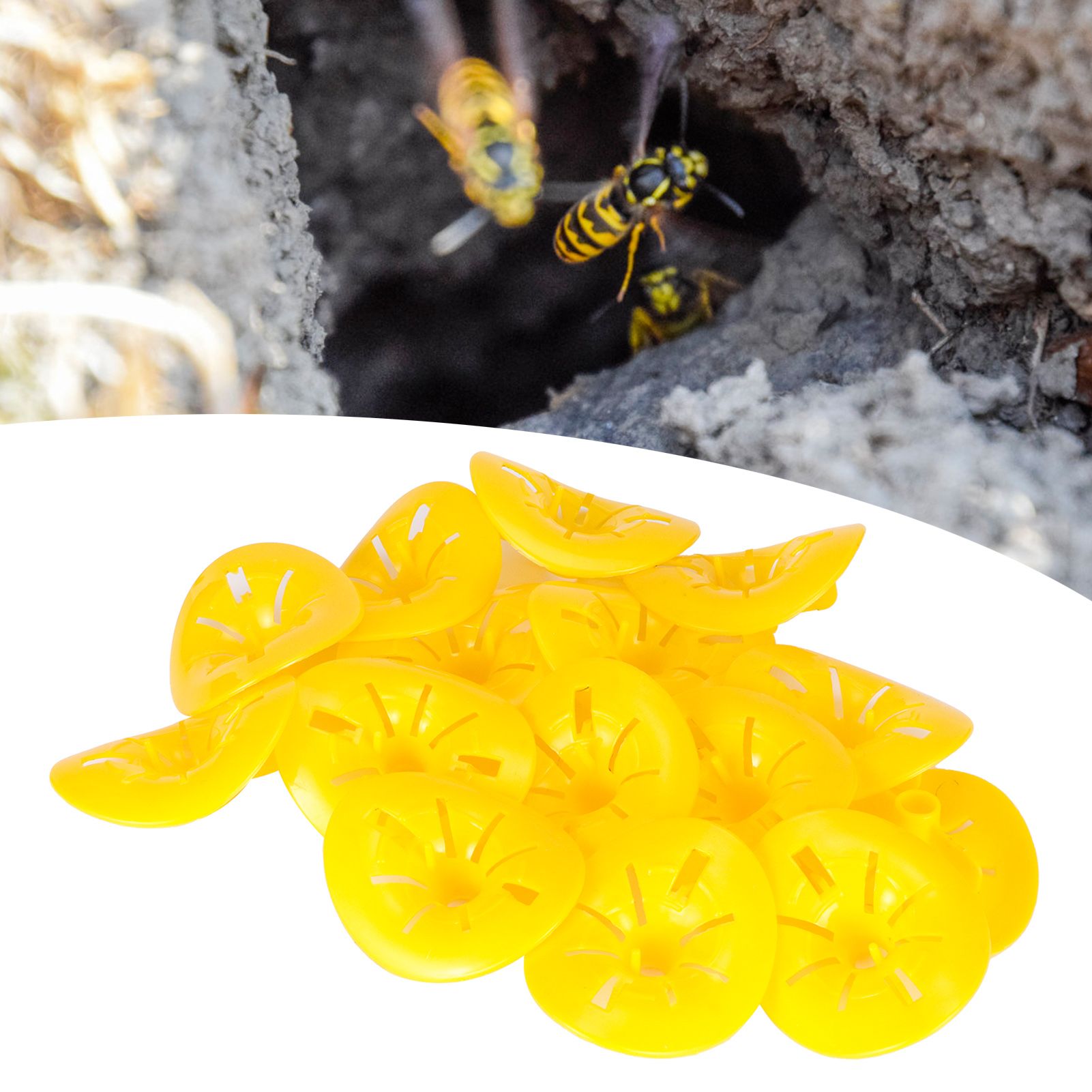30Pcs Bee Traps FlowerShaped Reusable Bee Catcher Funnel Beekeeping Accessory view 10