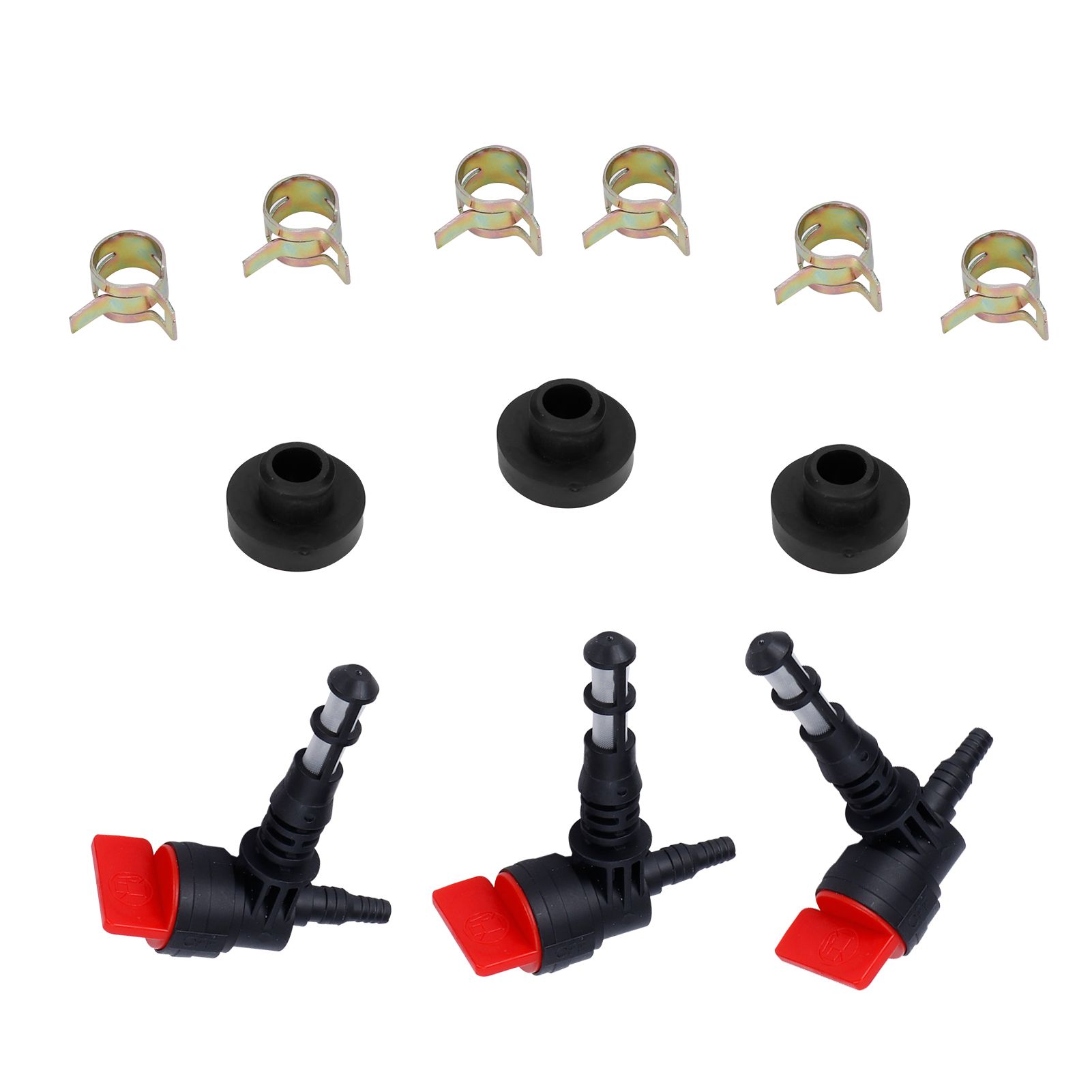3 Set Fuel Valve Grommet Kit Replacement Fit for 192980GS 78299GS 80270 Lawn Mower view 5