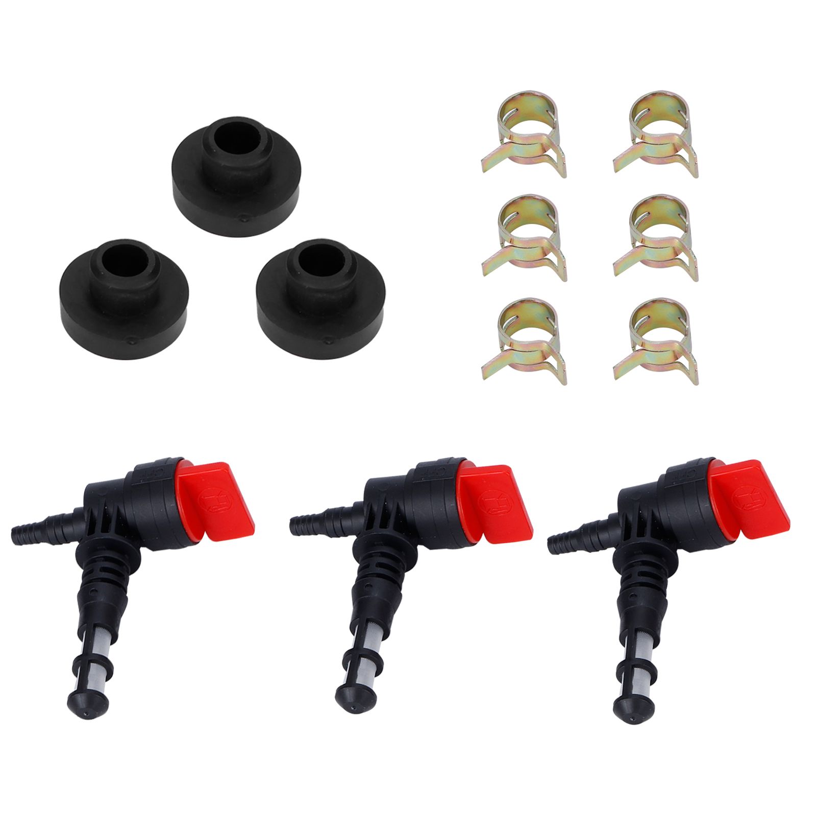 3 Set Fuel Valve Grommet Kit Replacement Fit for 192980GS 78299GS 80270 Lawn Mower view 8