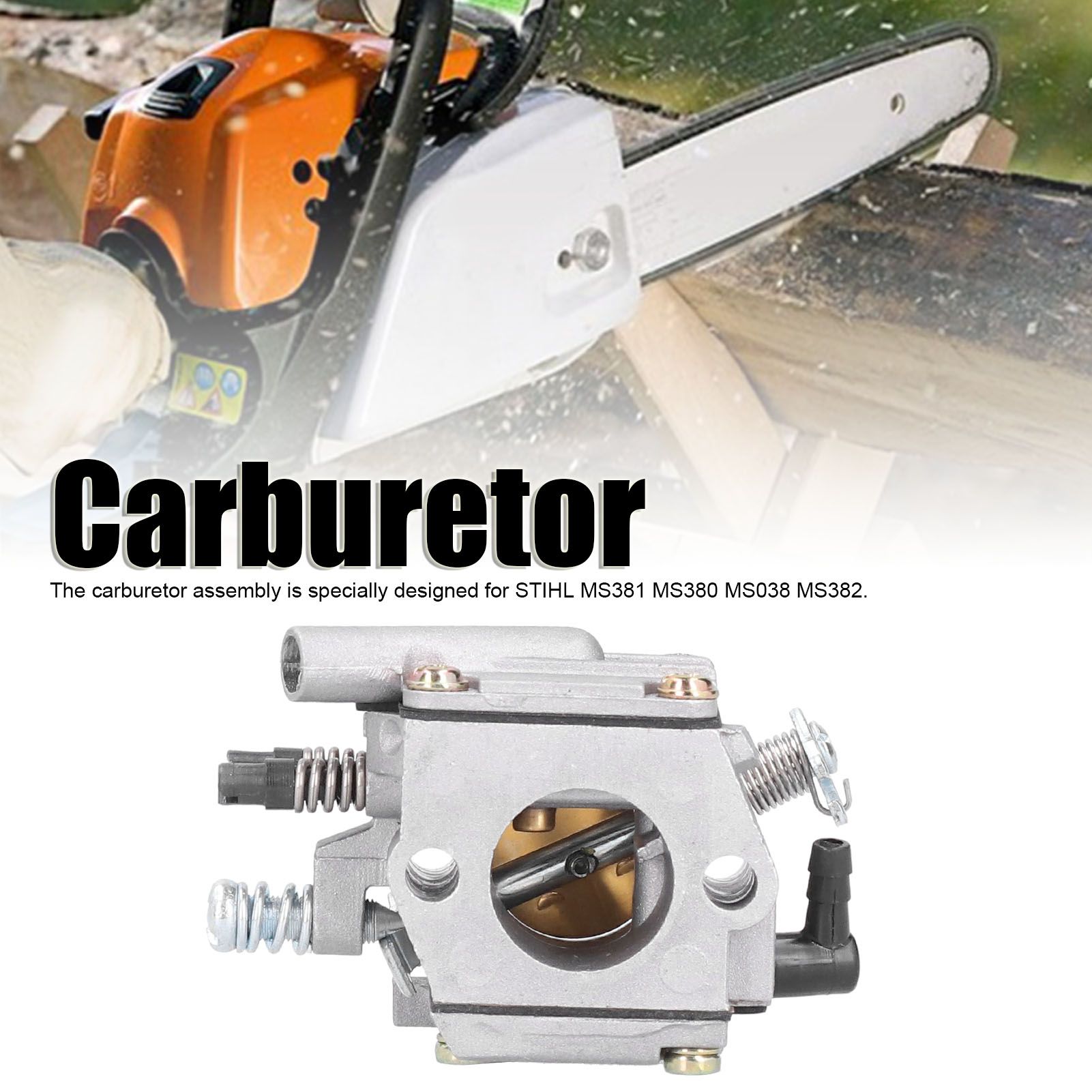 Carburetor Assembly Garden Chain Saw Accessory Parts Fit for STIHL MS381 380 view 12