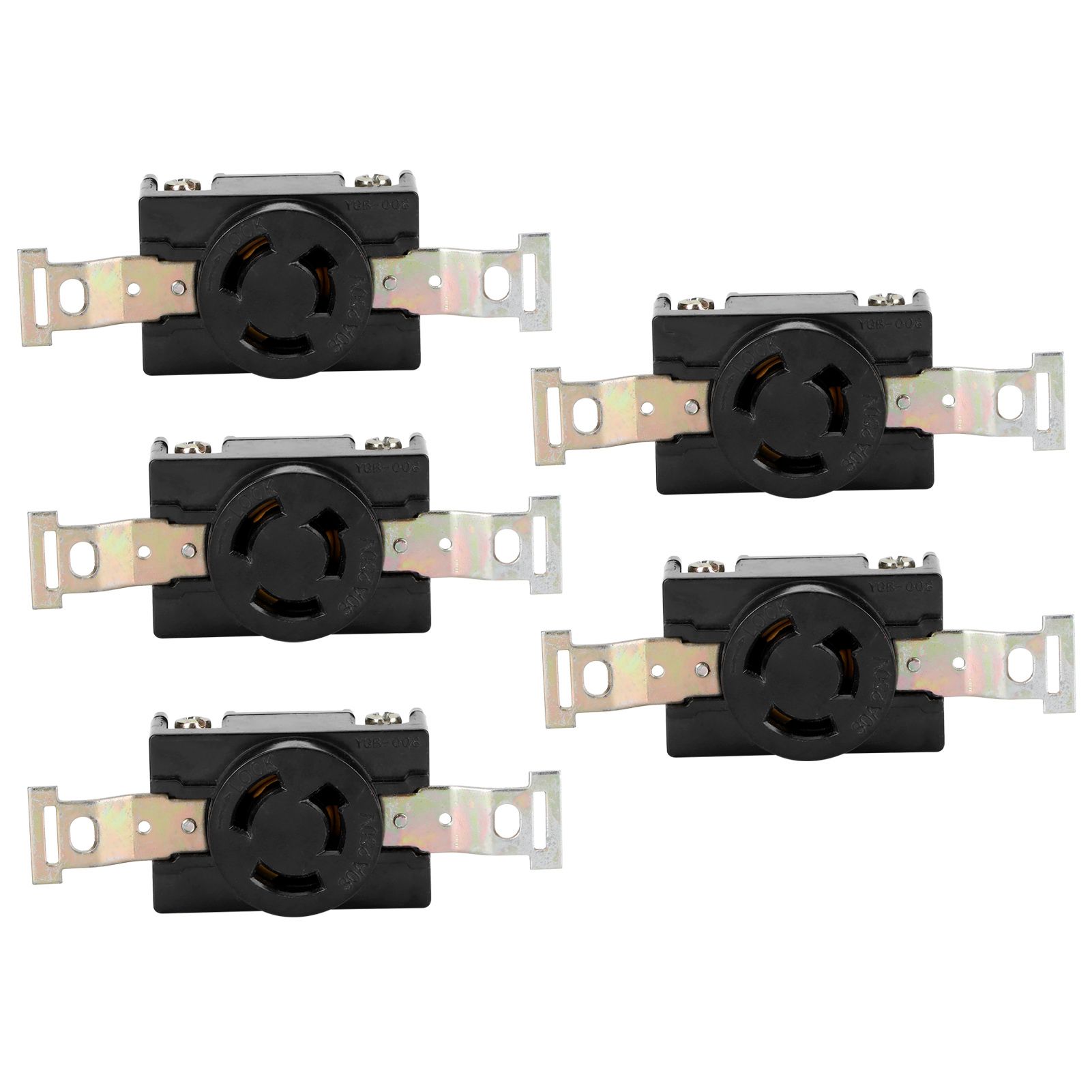 5Pcs American 3‑Holes Socket Gasoline Generator Accessory for 168f/188f view 5