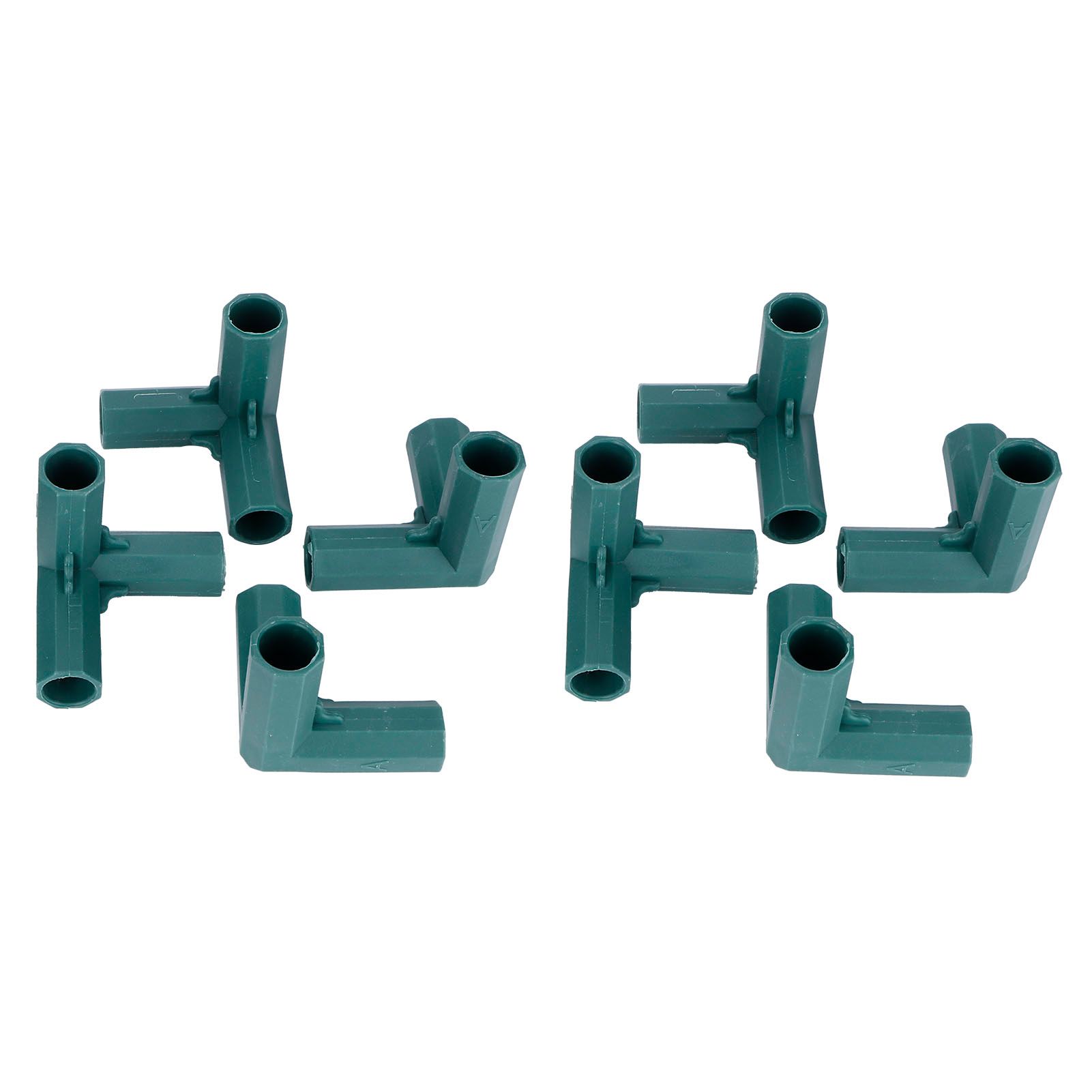 8Pcs 3-Way Plant Support Connectors Plastic Garden Climbing Stake Joint view 3