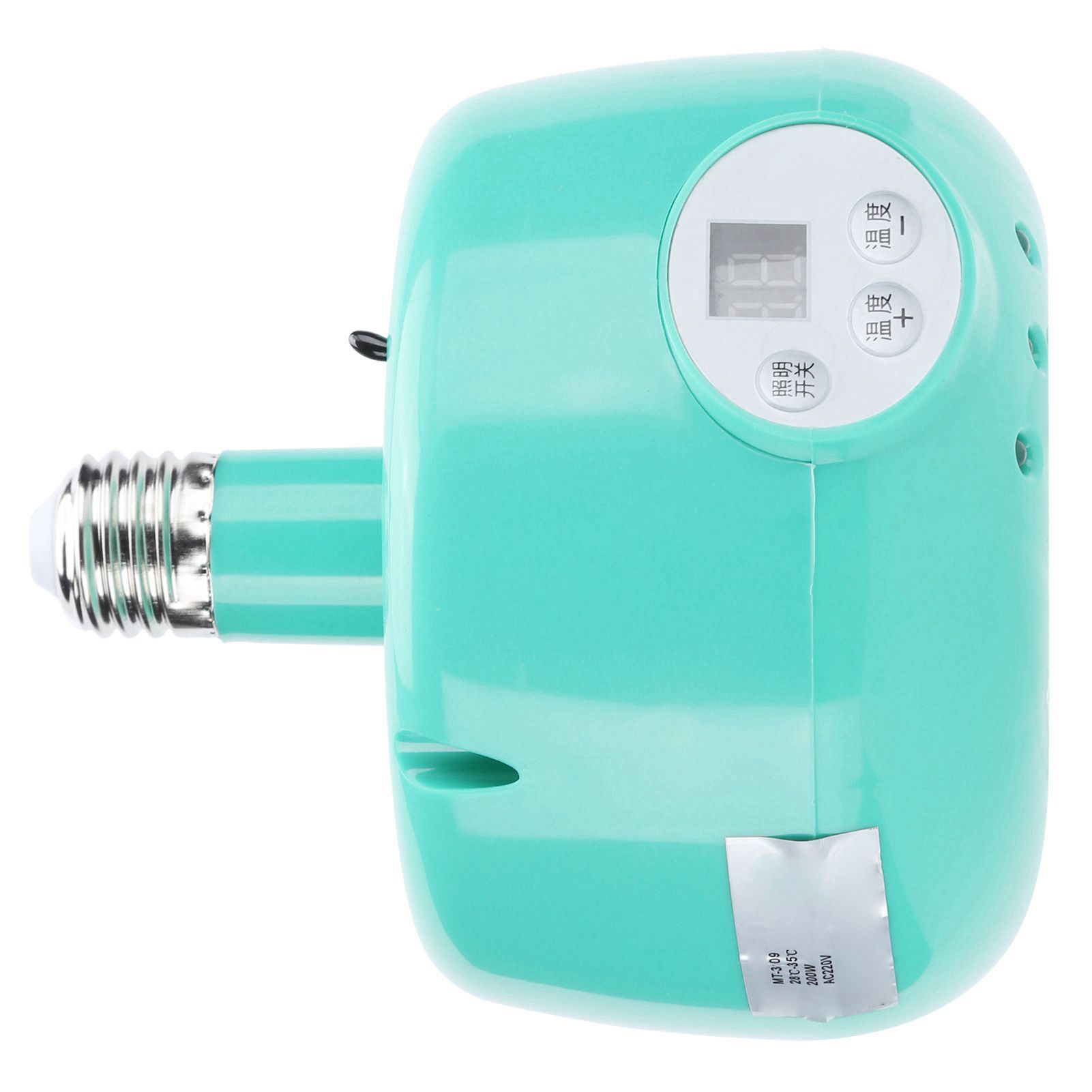 E27 Heating Lamp Adjustable Temperature Heater Thermostat for Heat view 3