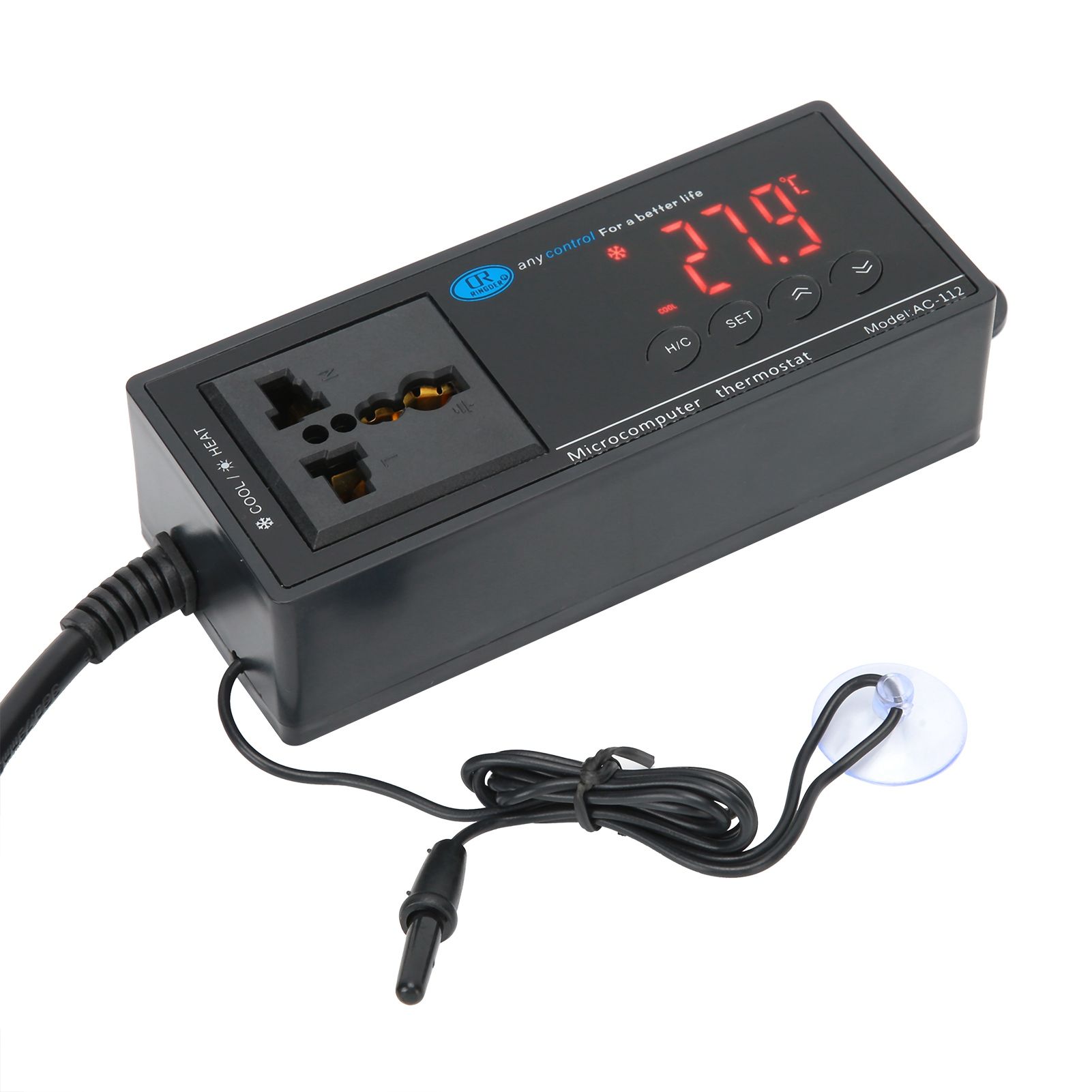 Digital Temperature Controller Thermostat for Reptile Incubator Greenhouse — image 1