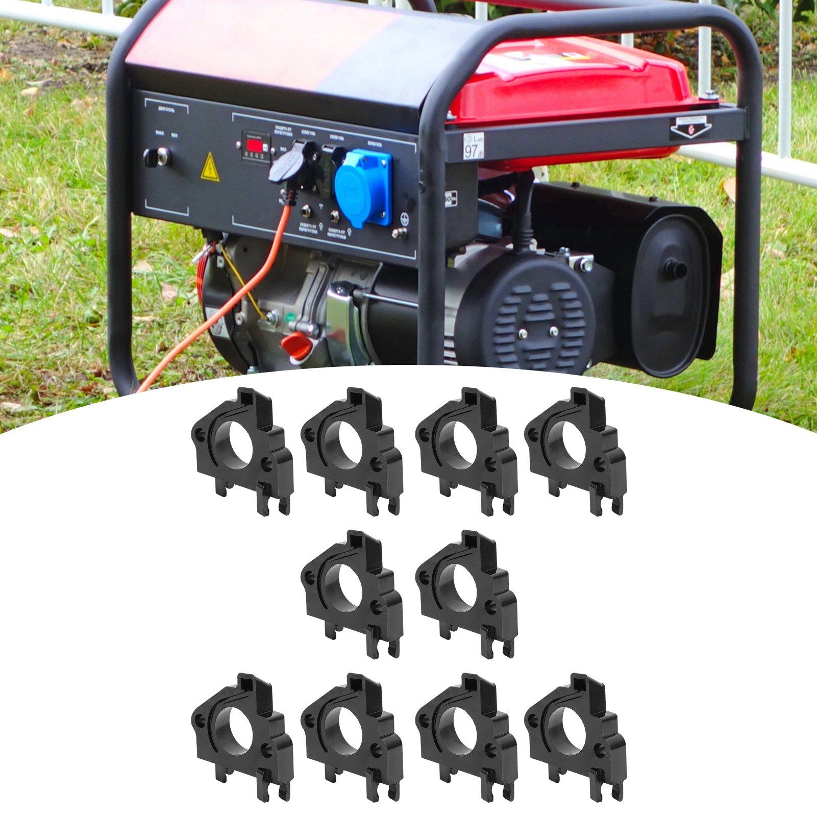 10Pcs Carburetor Insulator Plate Gasoline Generator Parts for 188F/190F view 10