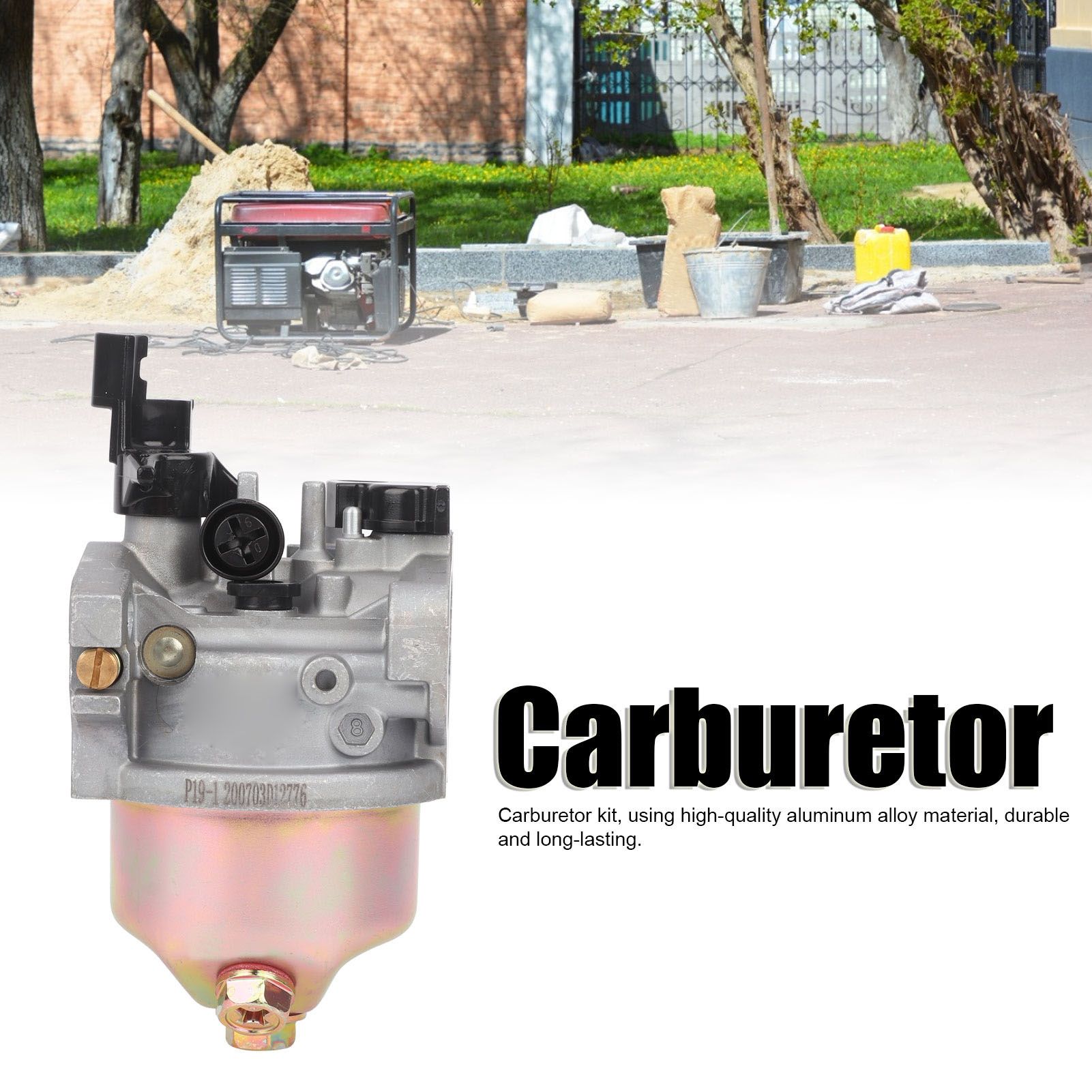 Carburetor Assembly Kit Replacement for GX160 GX200 Gasoline Generator Accessory view 12
