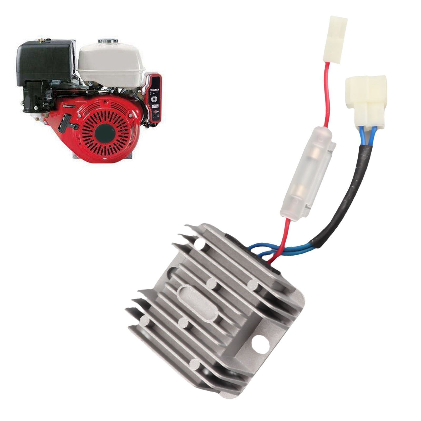 Electric Starting Current Voltage Regulator for 178/186/188F 12V Generator view 9