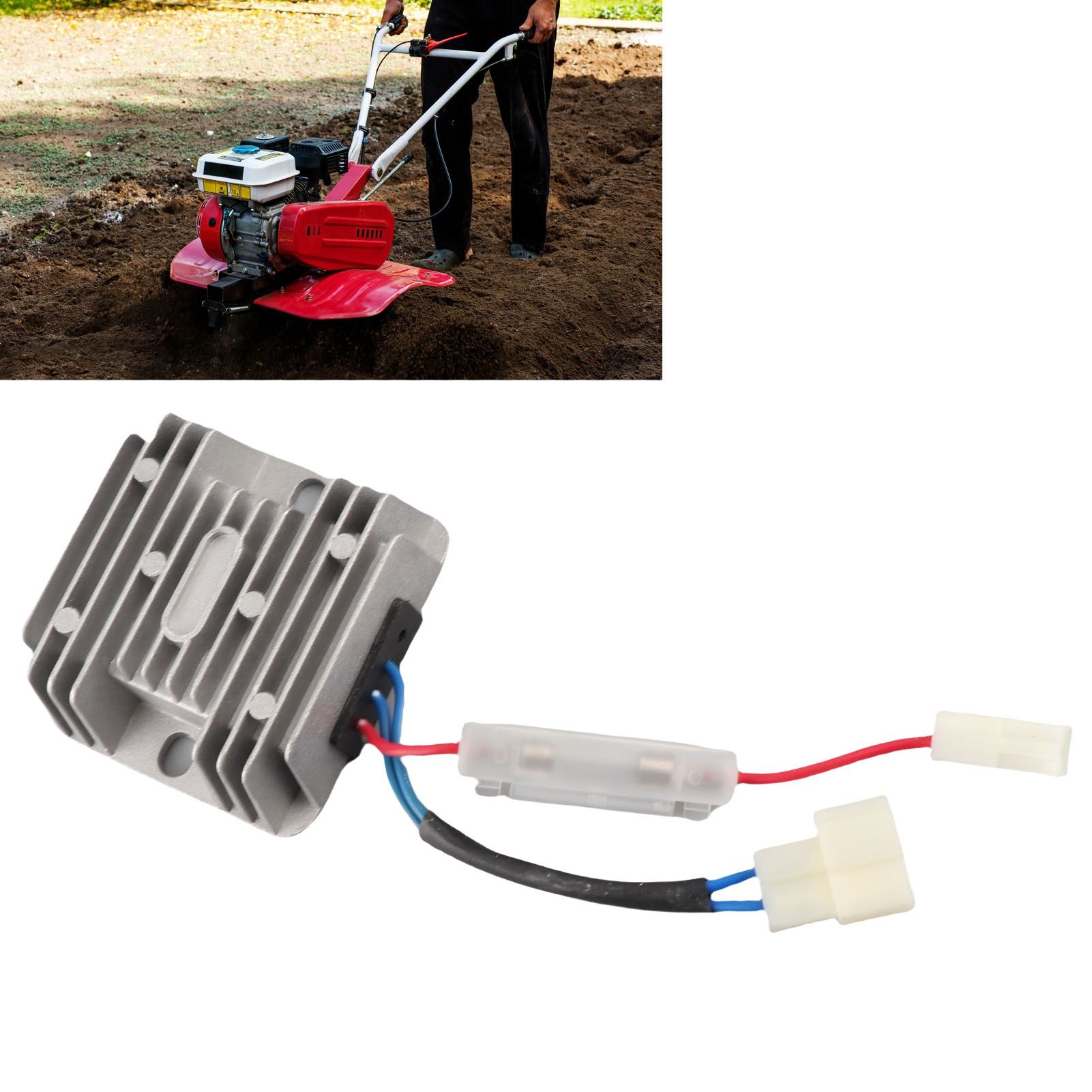 Electric Starting Current Voltage Regulator for 178/186/188F 12V Generator view 10