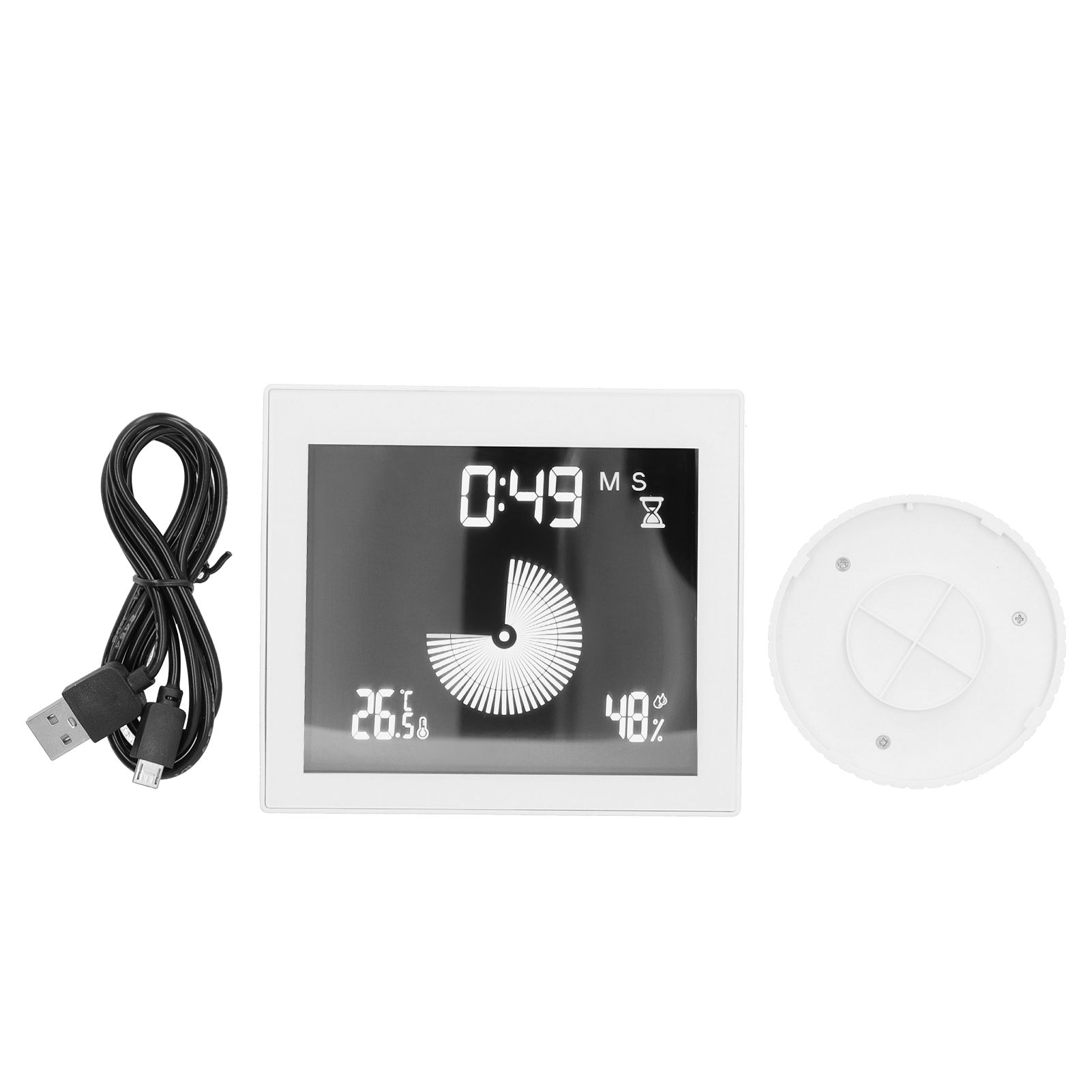 Multifunctional Temperature Humidity Meter with Timing Alarm Clock Function view 2