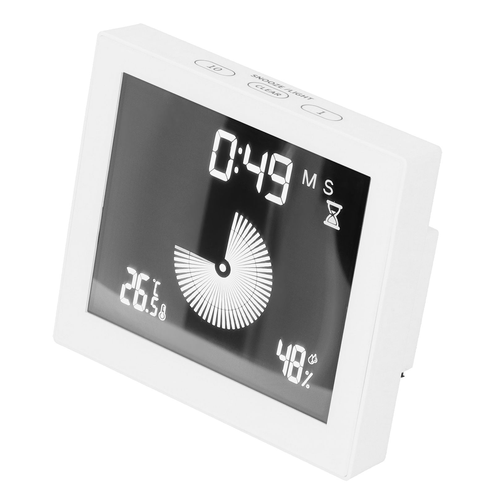 Multifunctional Temperature Humidity Meter with Timing Alarm Clock Function view 5