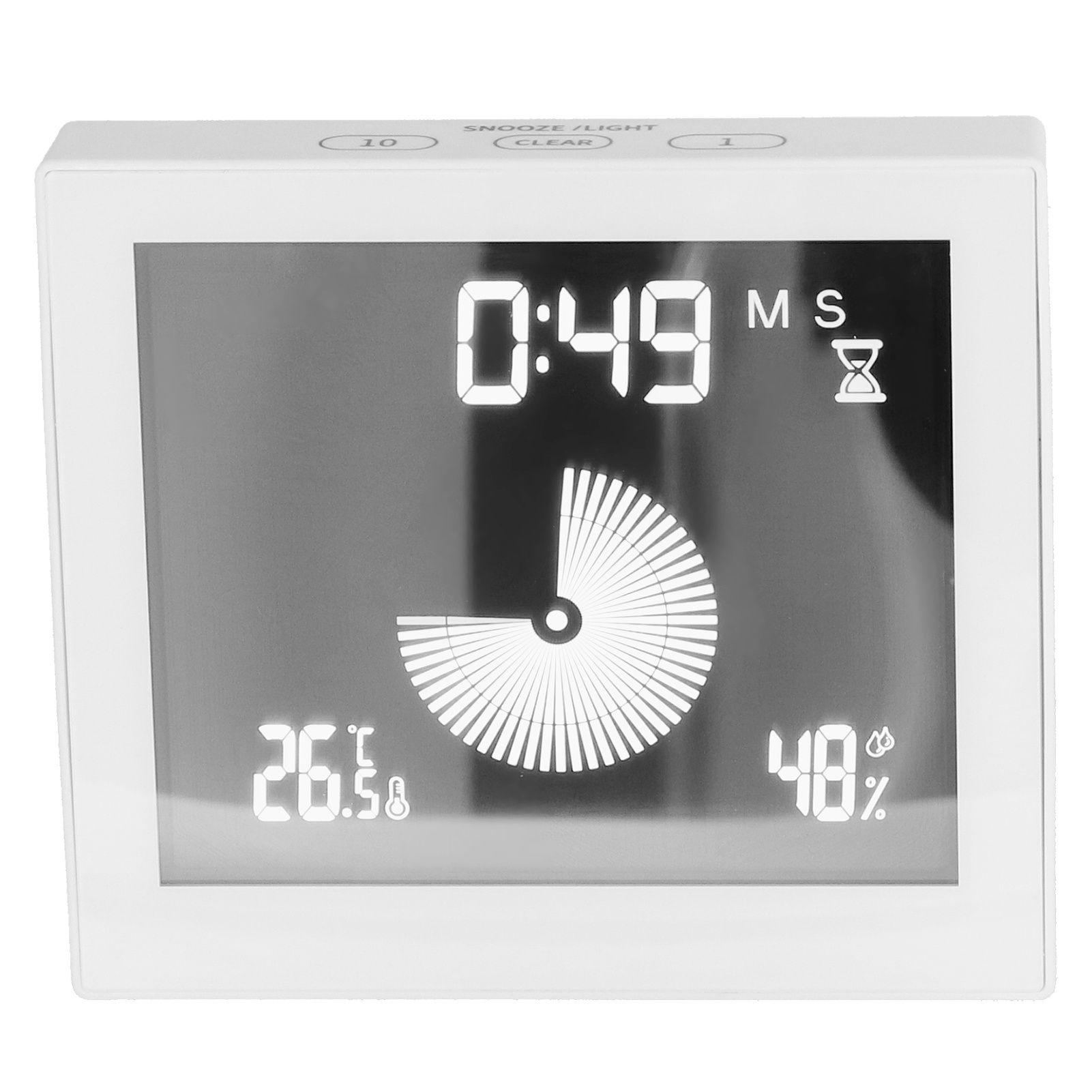 Multifunctional Temperature Humidity Meter with Timing Alarm Clock Function view 6