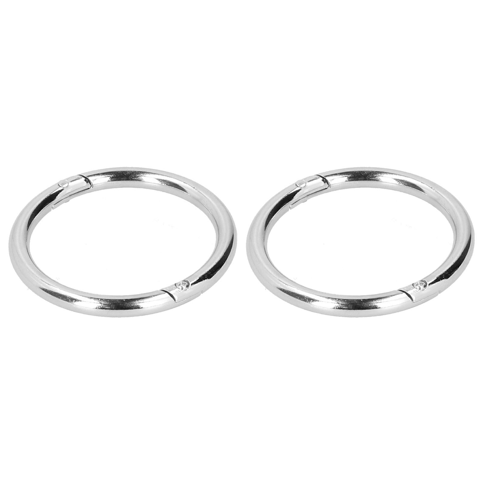 2PCS Carbon Steel Bull Cattle Cow Nose Ring Farm Animal Equipment Veterinary Tools view 3