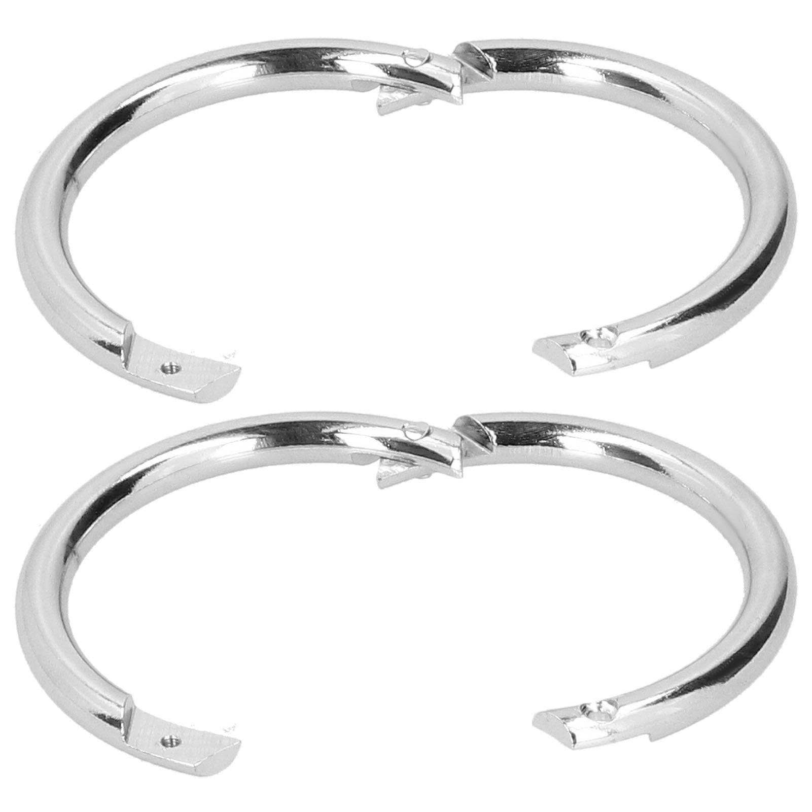 2PCS Carbon Steel Bull Cattle Cow Nose Ring Farm Animal Equipment Veterinary Tools view 4