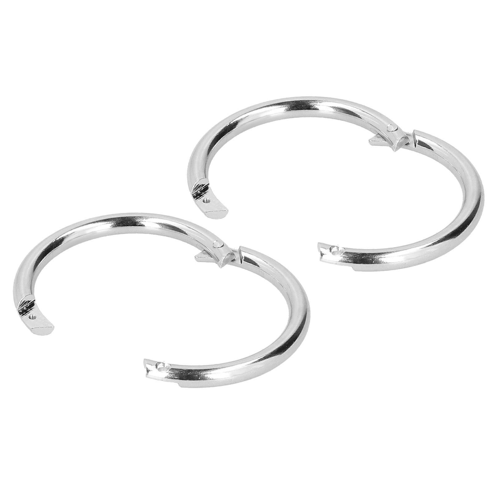2PCS Carbon Steel Bull Cattle Cow Nose Ring Farm Animal Equipment Veterinary Tools view 5