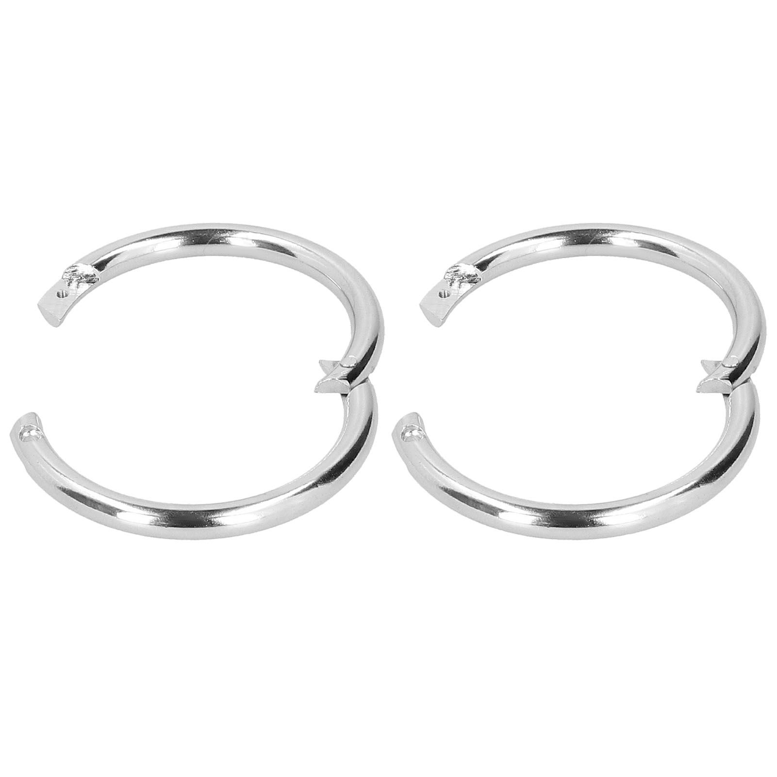 2PCS Carbon Steel Bull Cattle Cow Nose Ring Farm Animal Equipment Veterinary Tools view 6