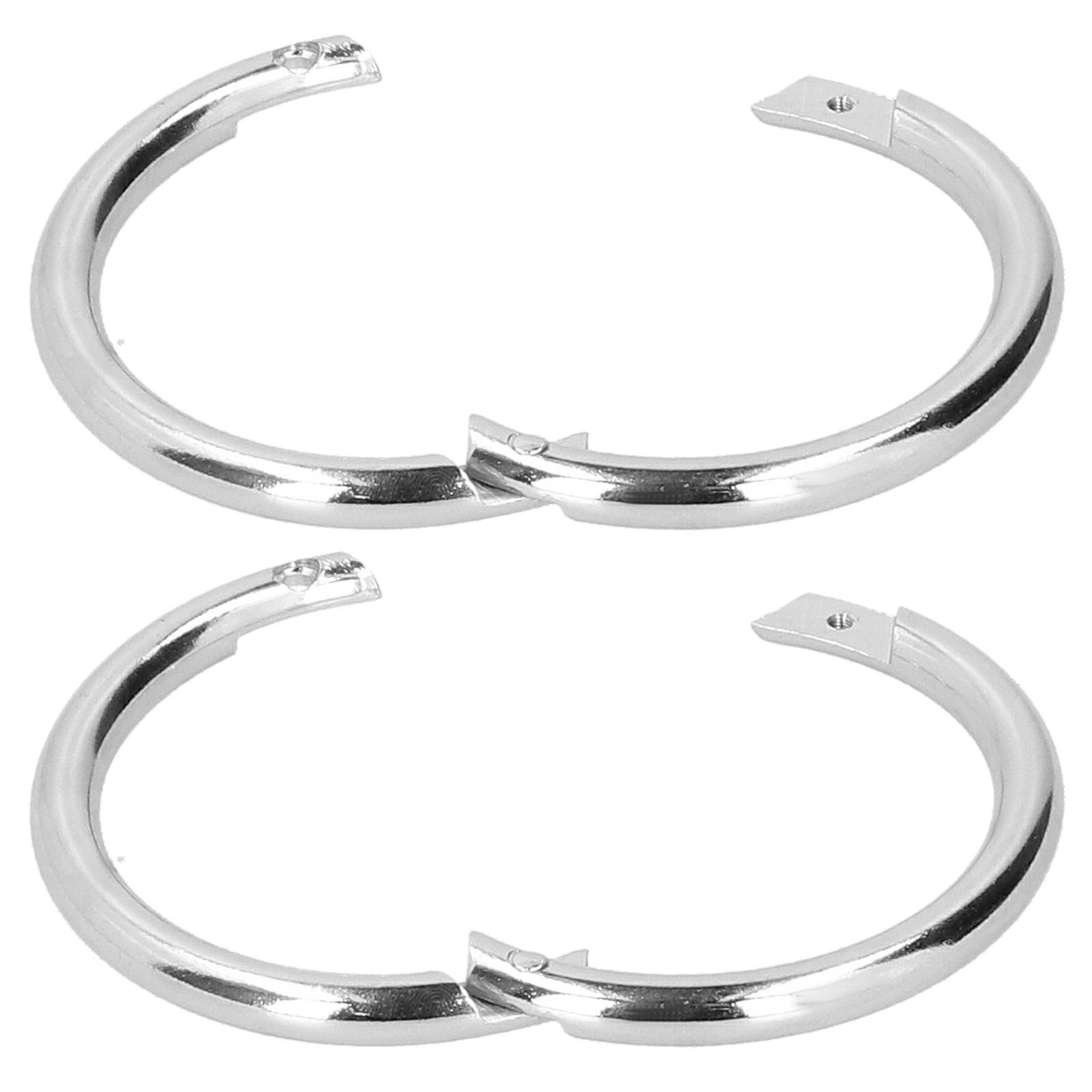 2PCS Carbon Steel Bull Cattle Cow Nose Ring Farm Animal Equipment Veterinary Tools view 8