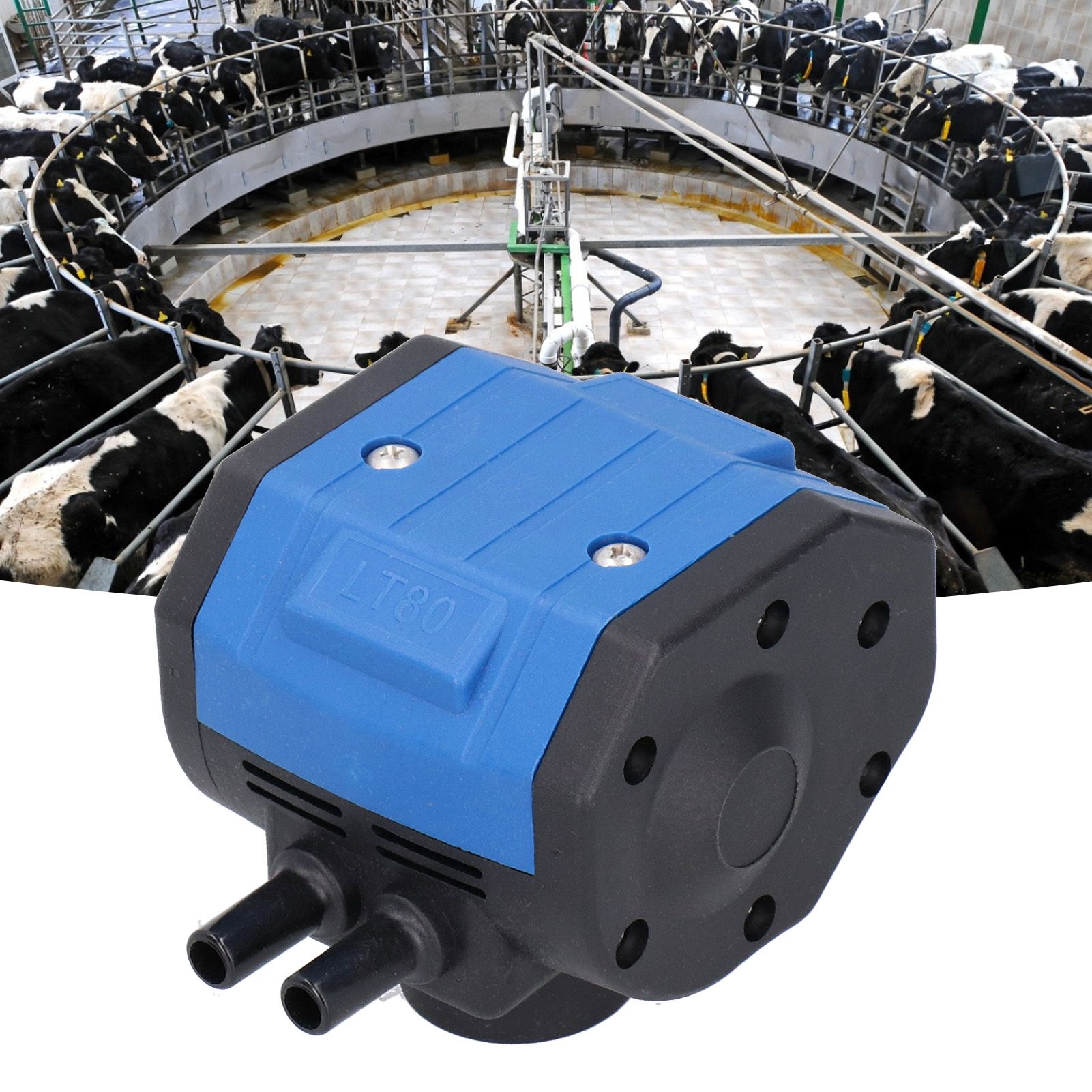 2 Outlets Milking Machine Pneumatic Pulsator Adjustable for Cattle Goat Milker view 10