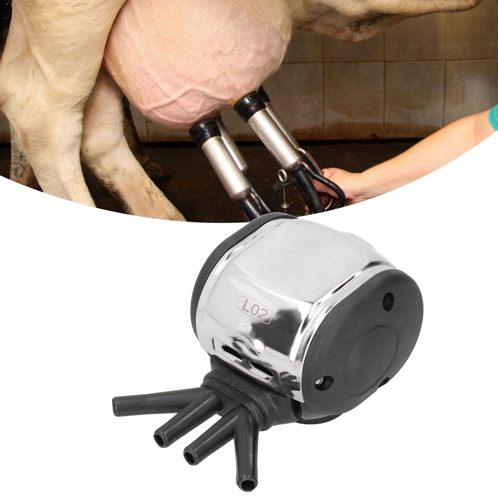 L02 Milk Pulsator Stainless Steel Milking Machine Accessory for Cow Cattle view 9