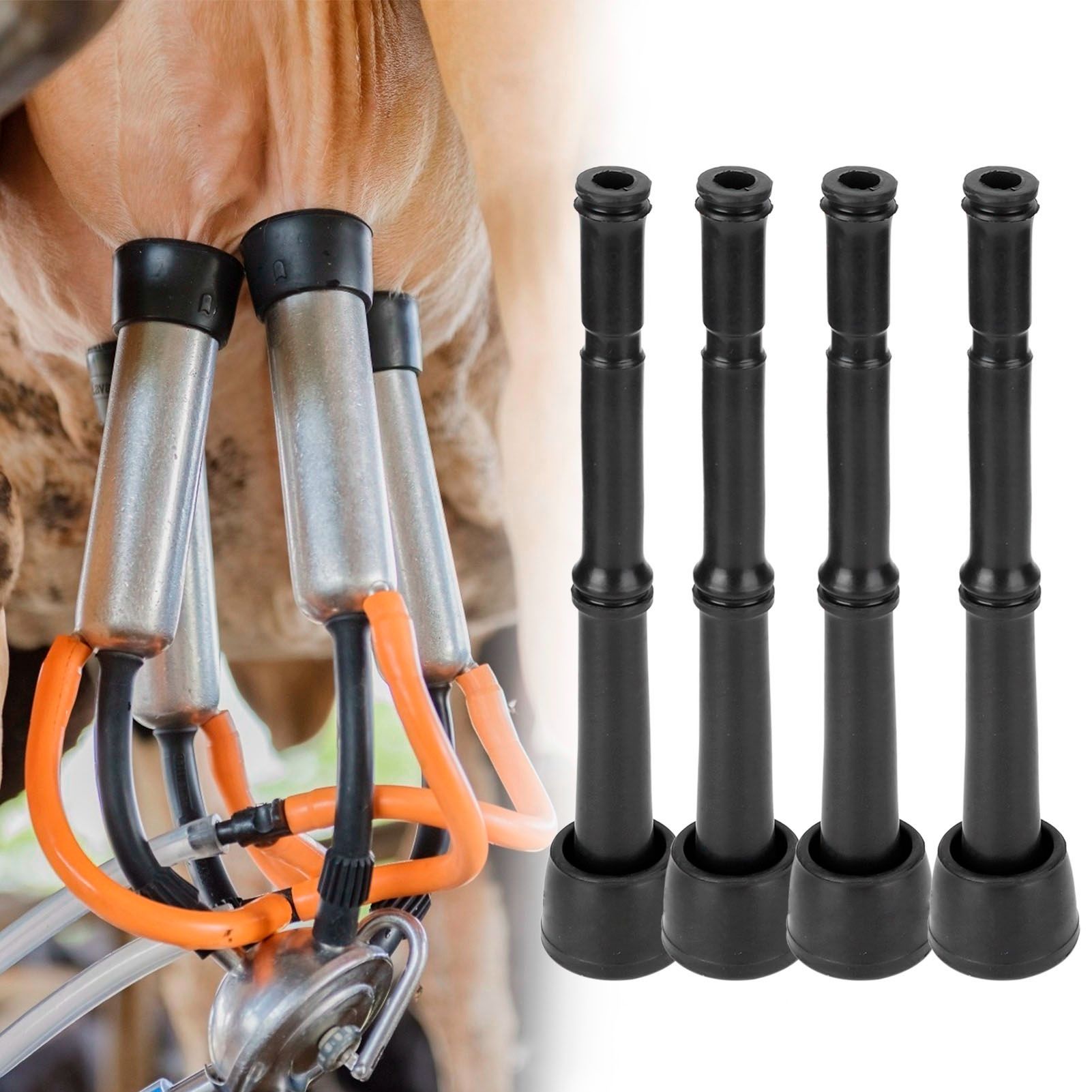 4Pcs Teat Cup Liner Milking Machine Lining Replacement for Cow Sheep Livestock view 10