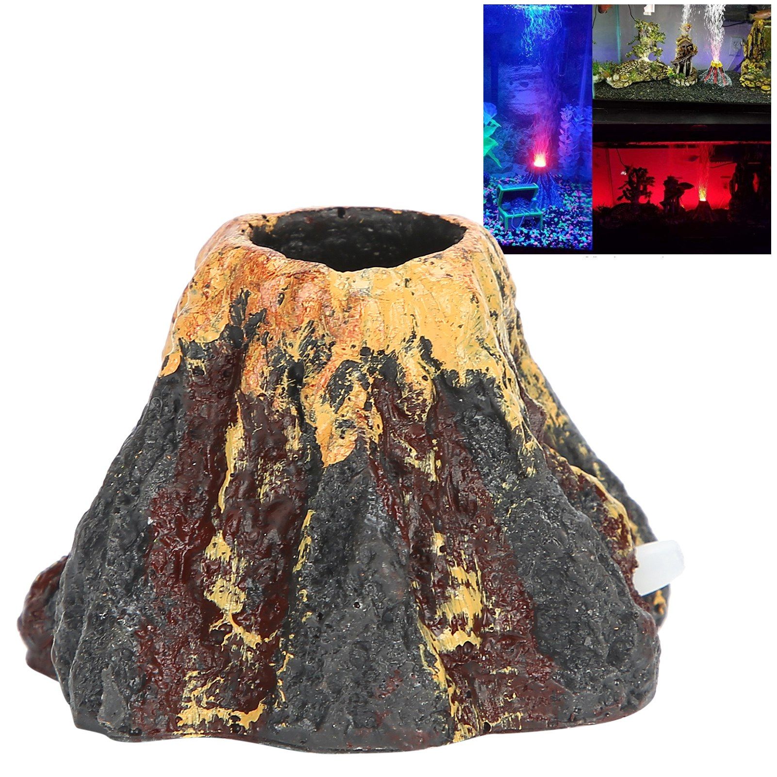 Fish Tanks Oxygen Pump Air Stone Bubble Stones Landscaping Accessory Aquarium view 10
