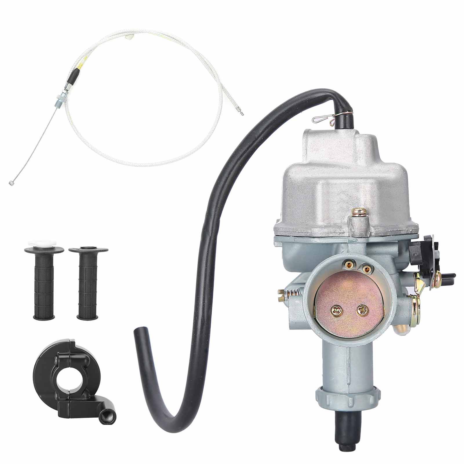 Carburetor with Handlebar Throttle Cable Aluminum Alloy Carb Kit Accessory for view 2
