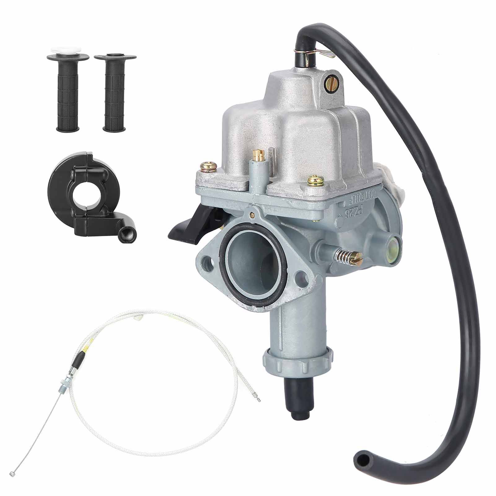 Carburetor with Handlebar Throttle Cable Aluminum Alloy Carb Kit Accessory for view 3