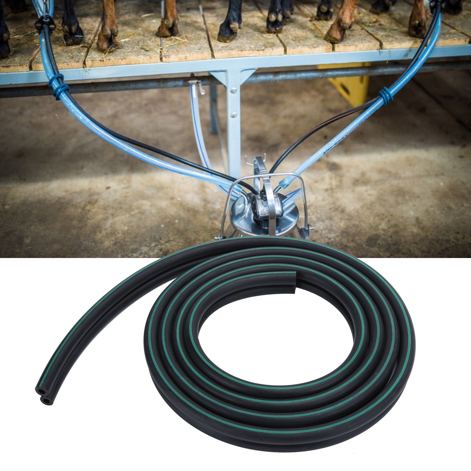 G1/8 3 Meter Milking Machine Hose Milker Tube Pipe Milking Parlour Supplies Tool view 9