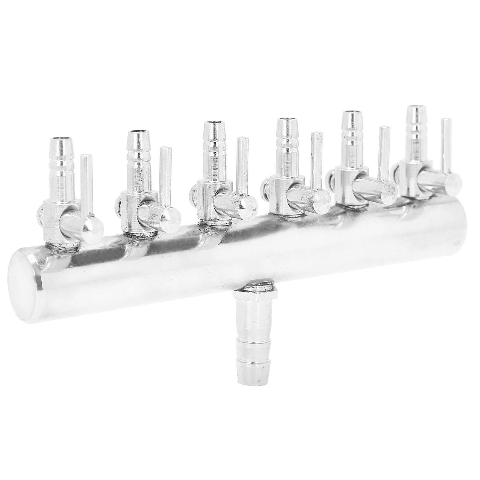 6‑Way Aquarium Air Flow Control Lever Valve Distributor Stainless Steel Fish — image 1