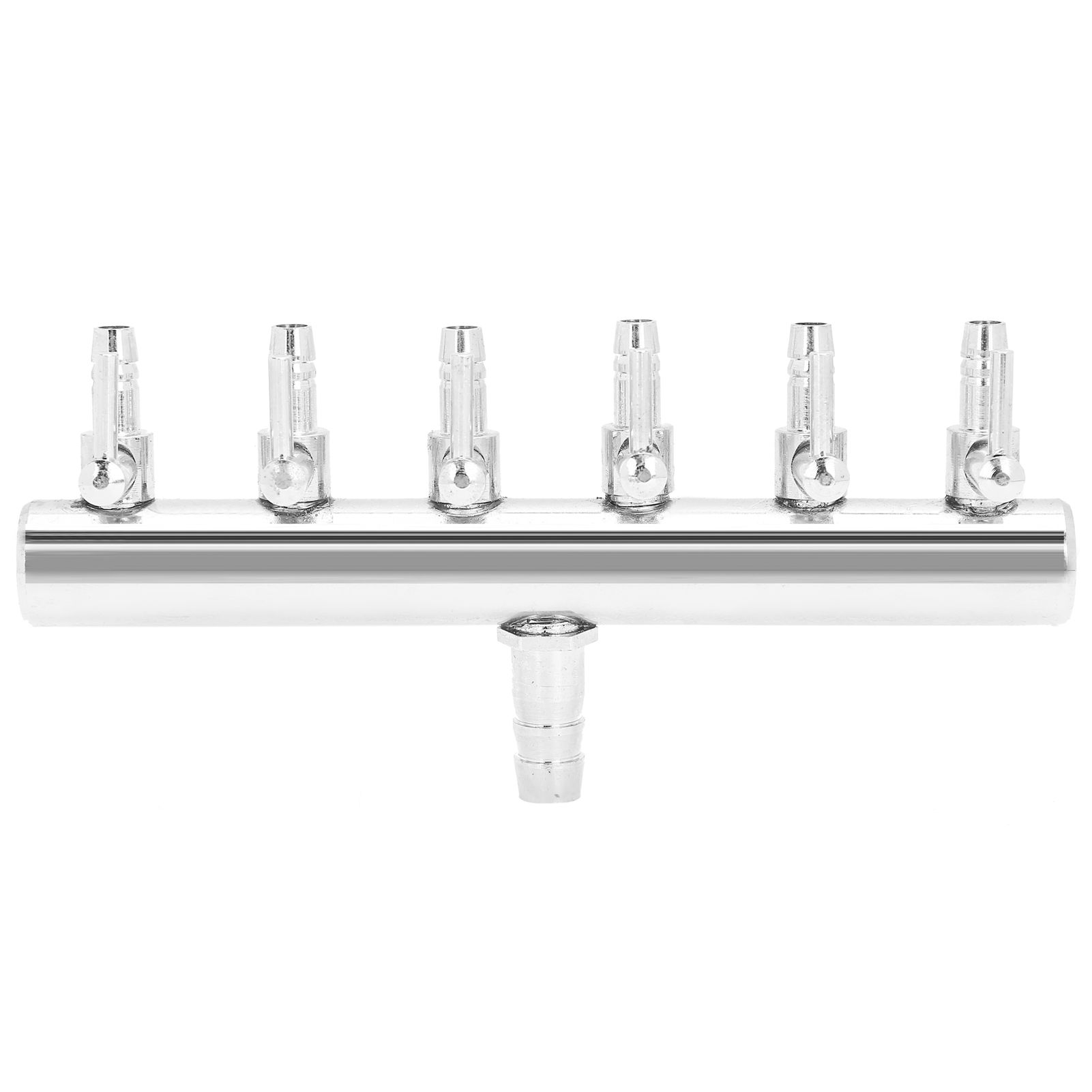 6‑Way Aquarium Air Flow Control Lever Valve Distributor Stainless Steel Fish view 2