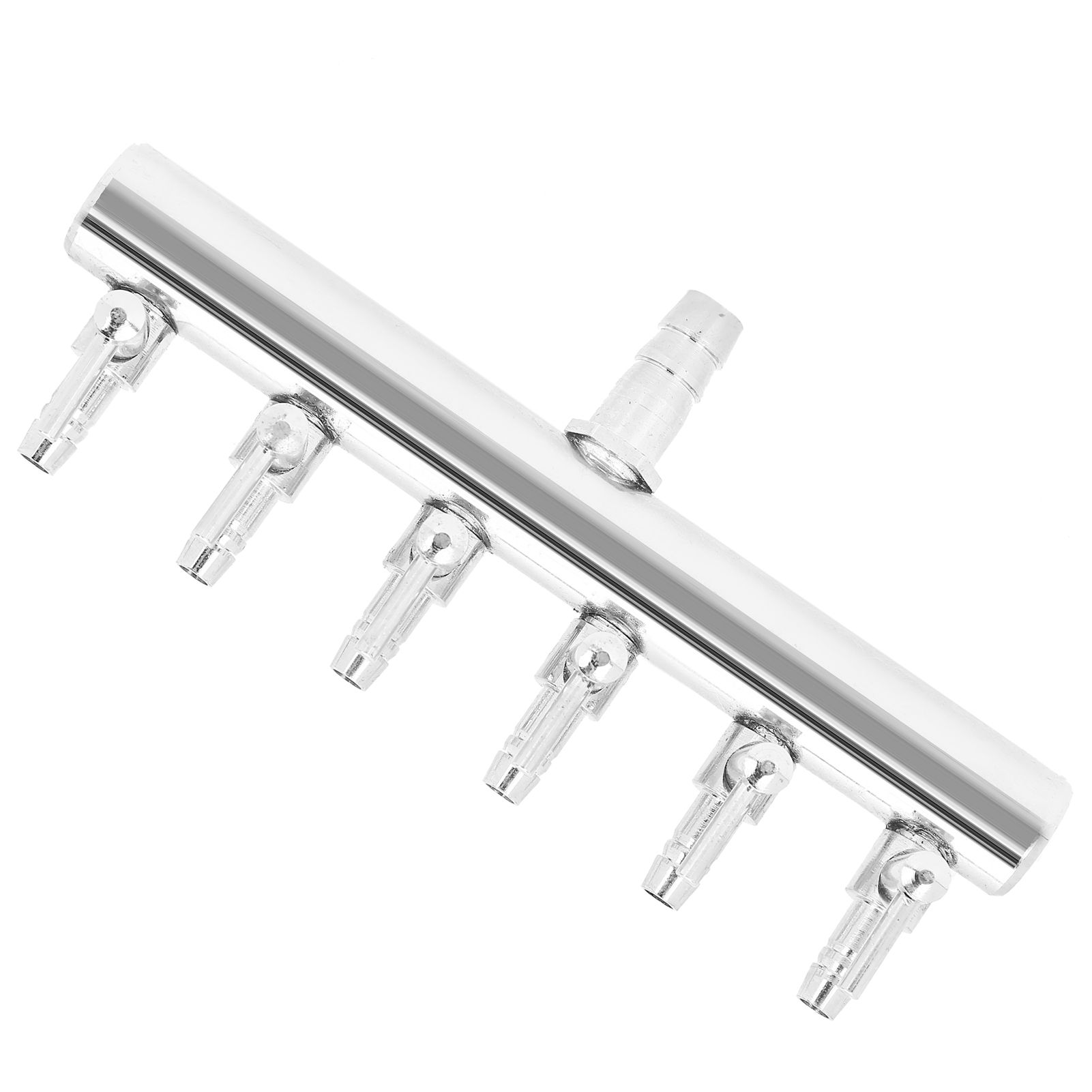 6‑Way Aquarium Air Flow Control Lever Valve Distributor Stainless Steel Fish view 3
