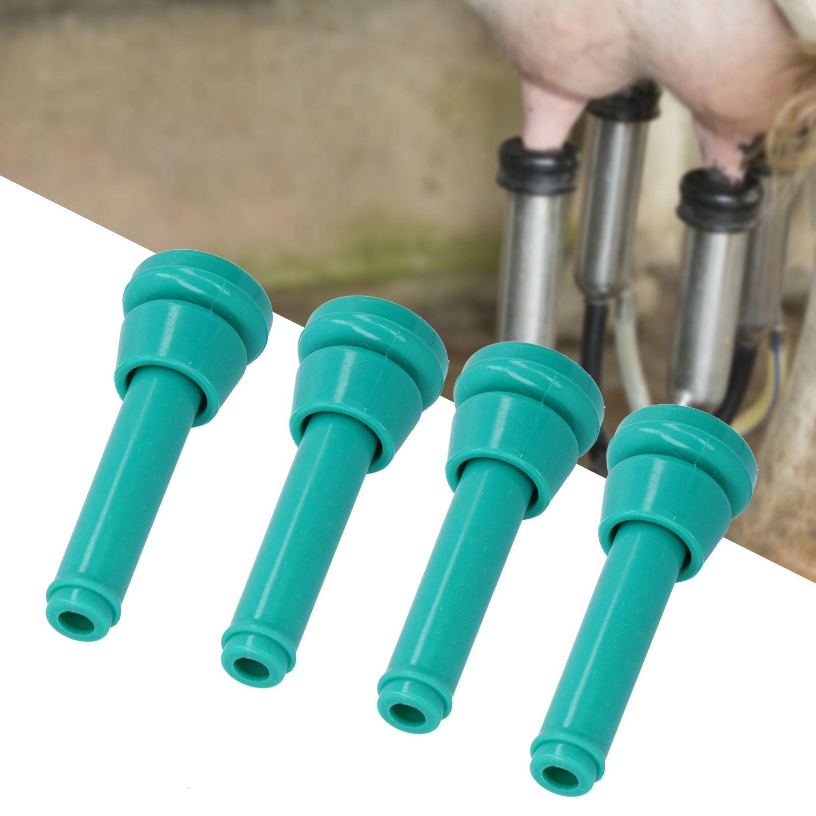 4Pcs Milking Machine Lining Green Silicone Milk Liner for Cattle Cow Livestock view 9