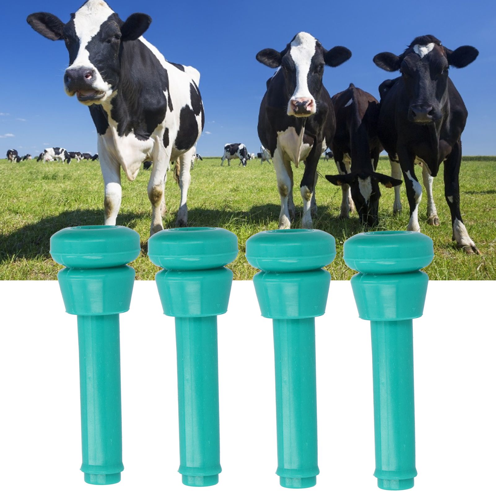 4Pcs Milking Machine Lining Green Silicone Milk Liner for Cattle Cow Livestock view 10