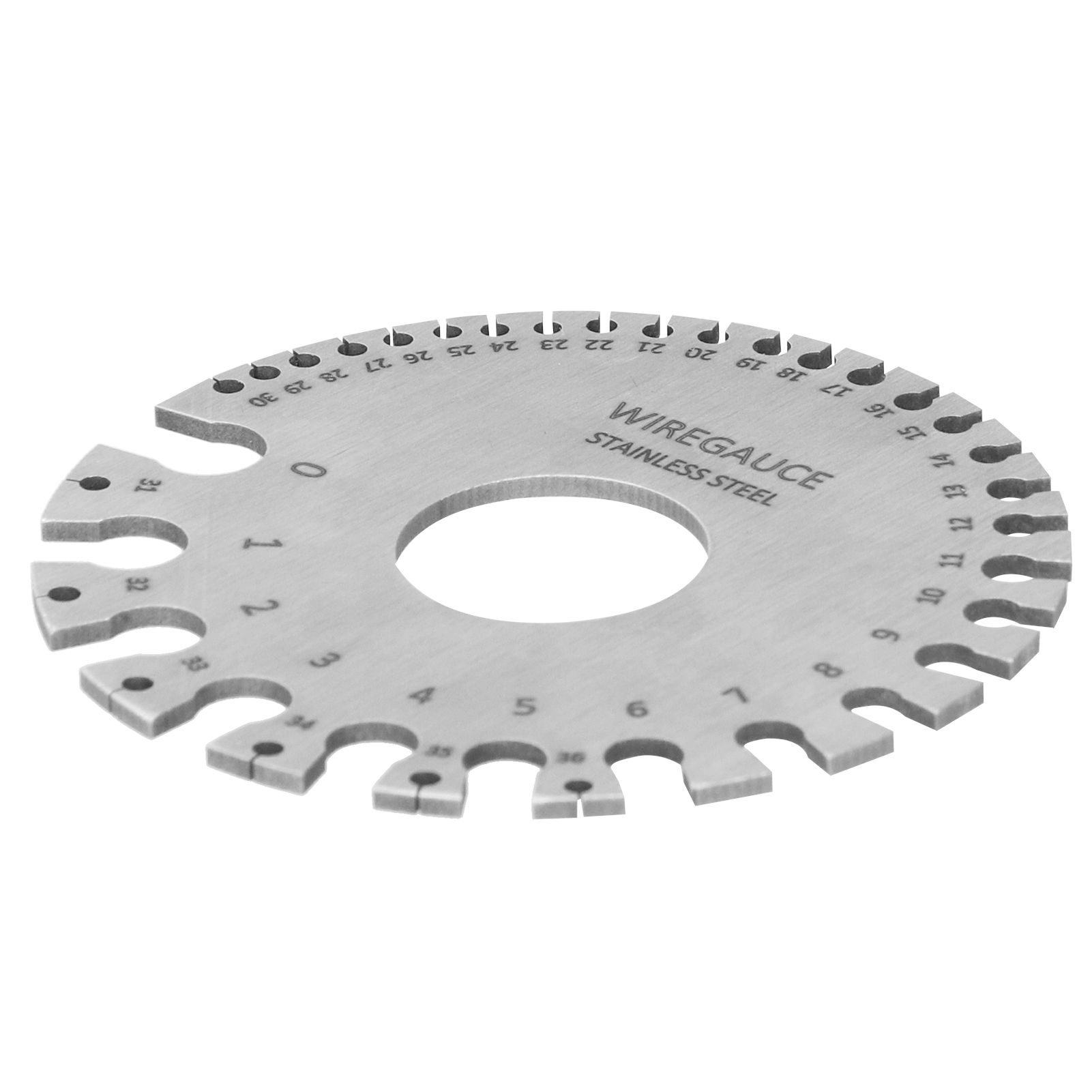 Wire Gauge Measuring Tool Round Stainless Steel Diameter Ruler Gauge view 5