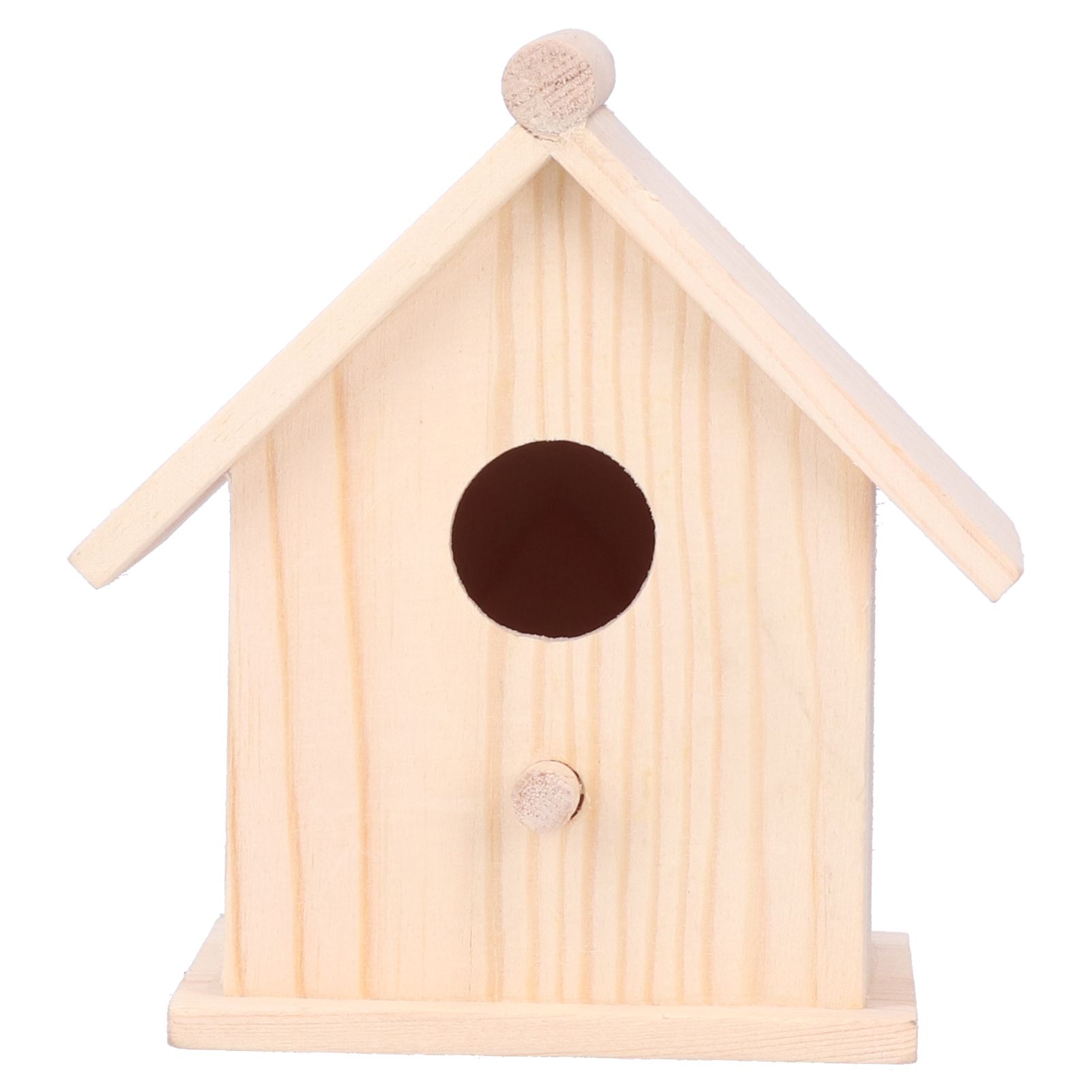 Wooden Bird House Innovative Hanging Birds Nests Cage Outdoor Garden Decor view 2