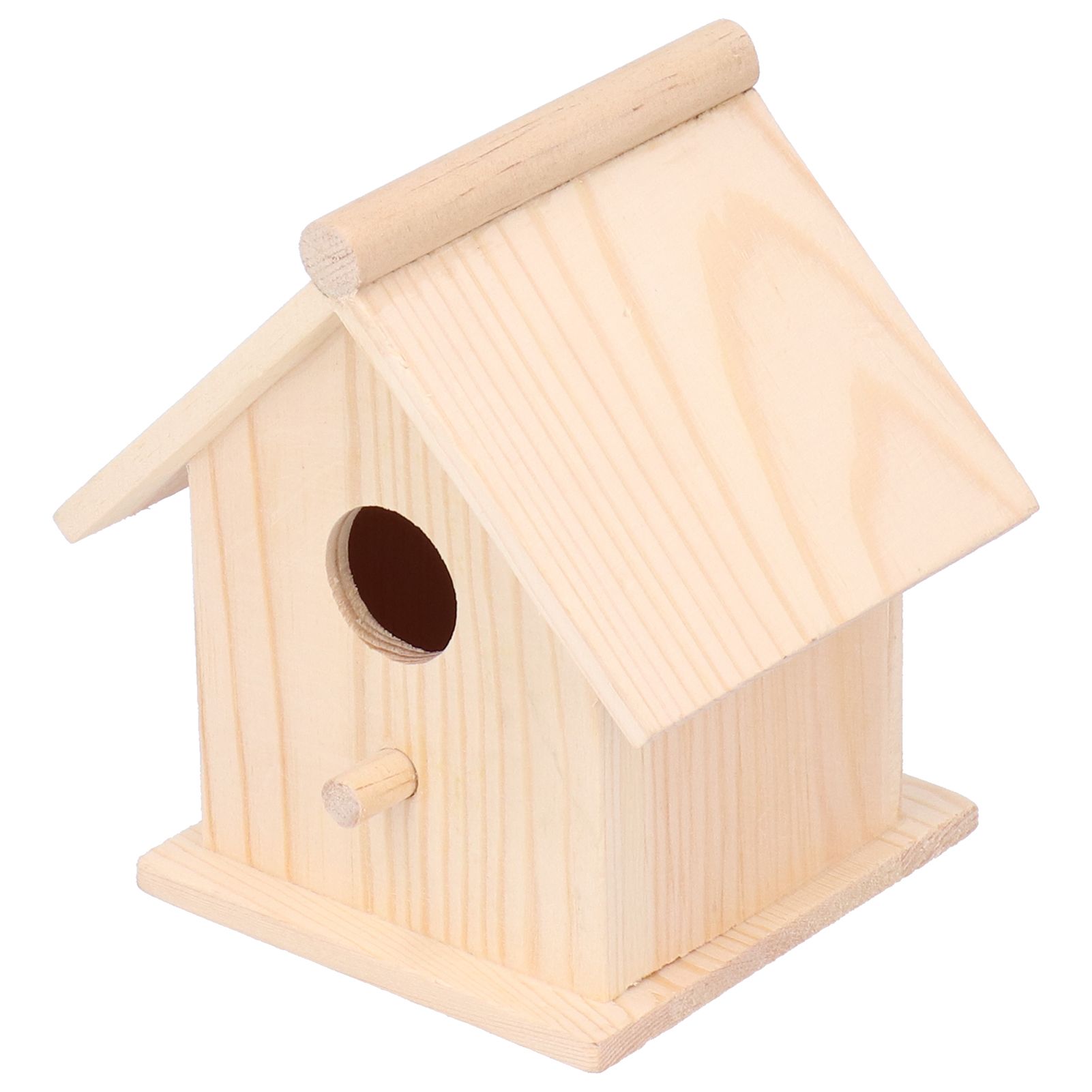 Wooden Bird House Innovative Hanging Birds Nests Cage Outdoor Garden Decor view 3