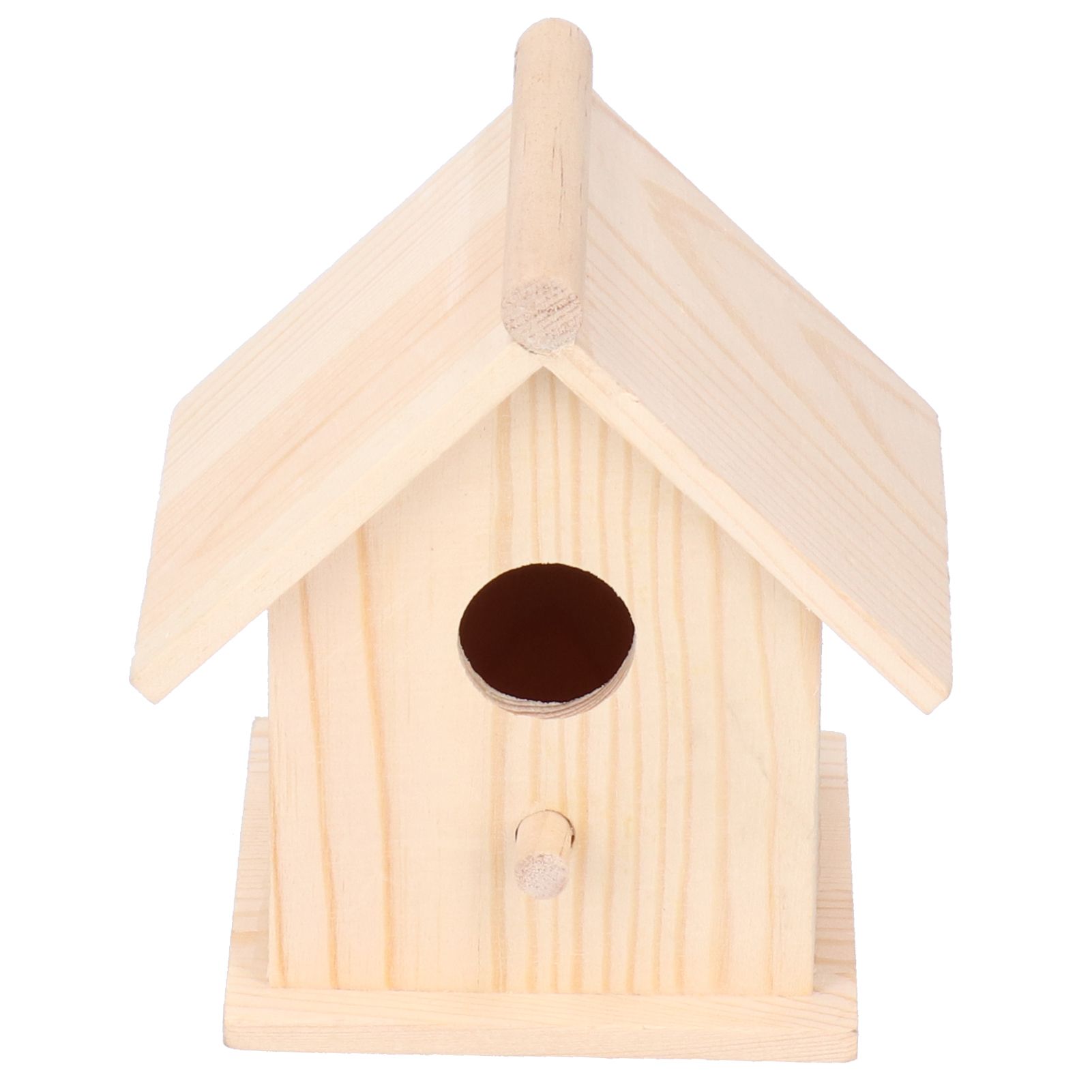 Wooden Bird House Innovative Hanging Birds Nests Cage Outdoor Garden Decor view 7