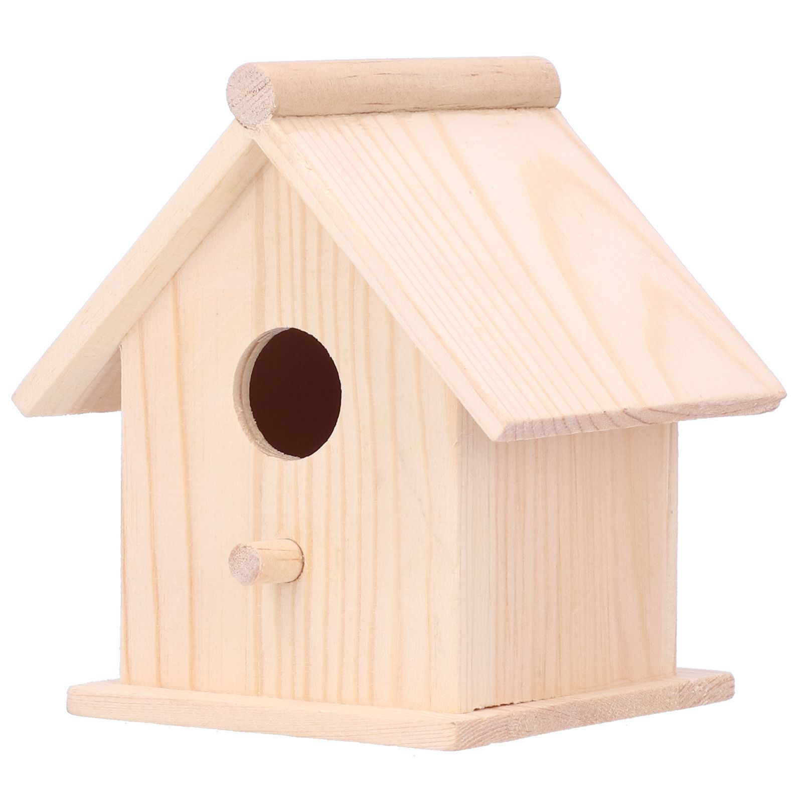 Wooden Bird House Innovative Hanging Birds Nests Cage Outdoor Garden Decor view 8