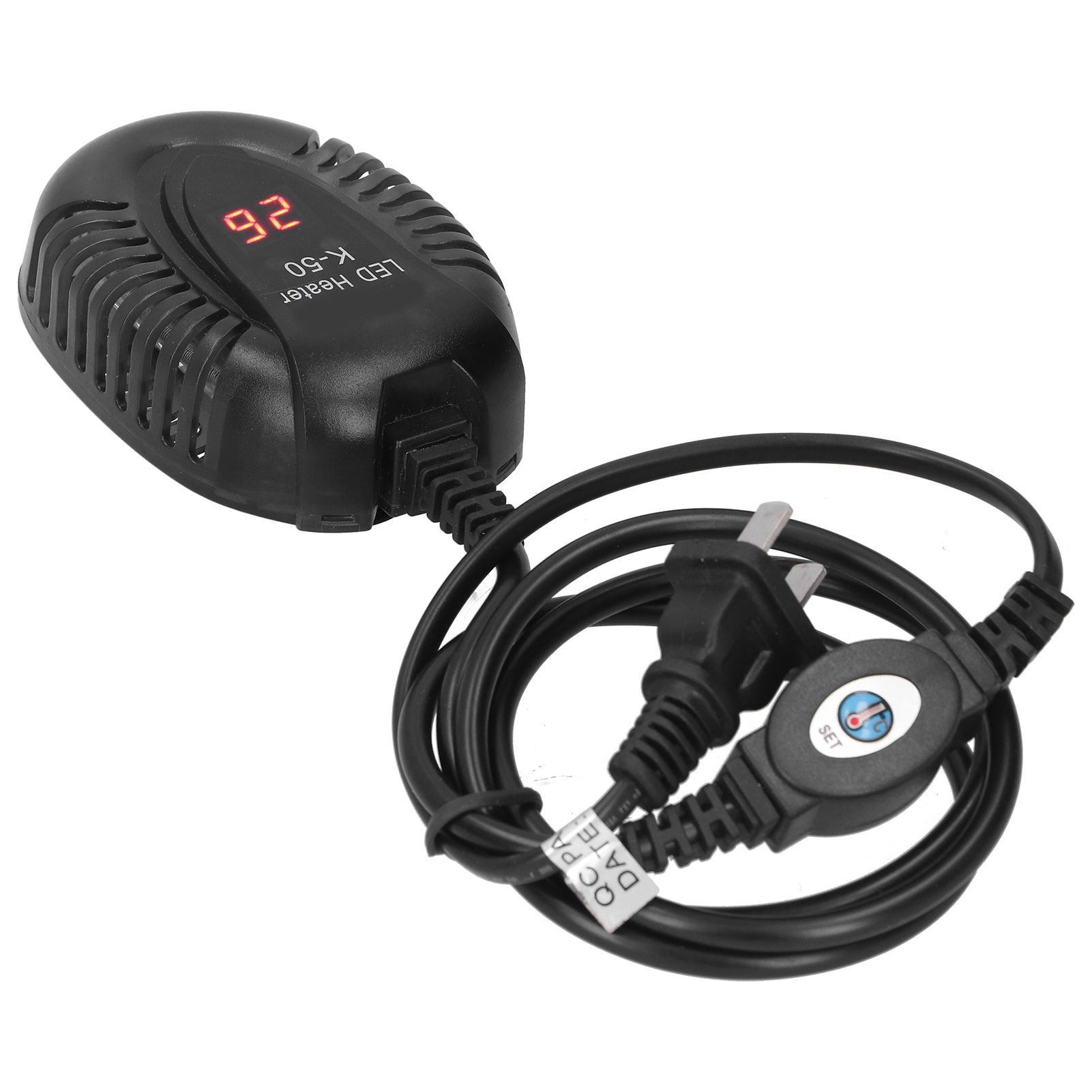 Submersible Aquarium Heater Fish Tank LED External Thermostat Quartz Heating Rod view 3