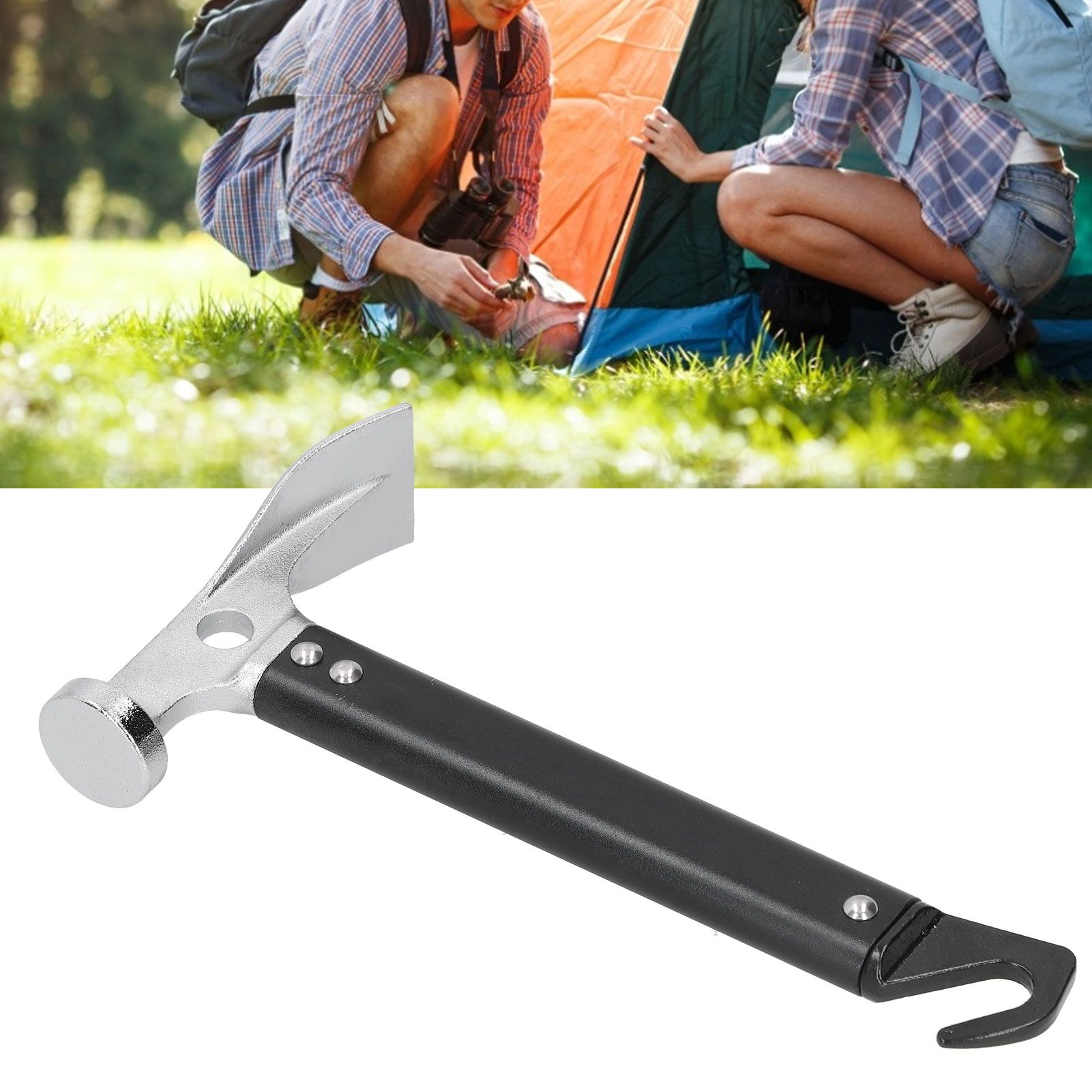 Camping Mallet Tent Stake Peg Puller Hammer Remover Aluminum Alloy Mini view 9