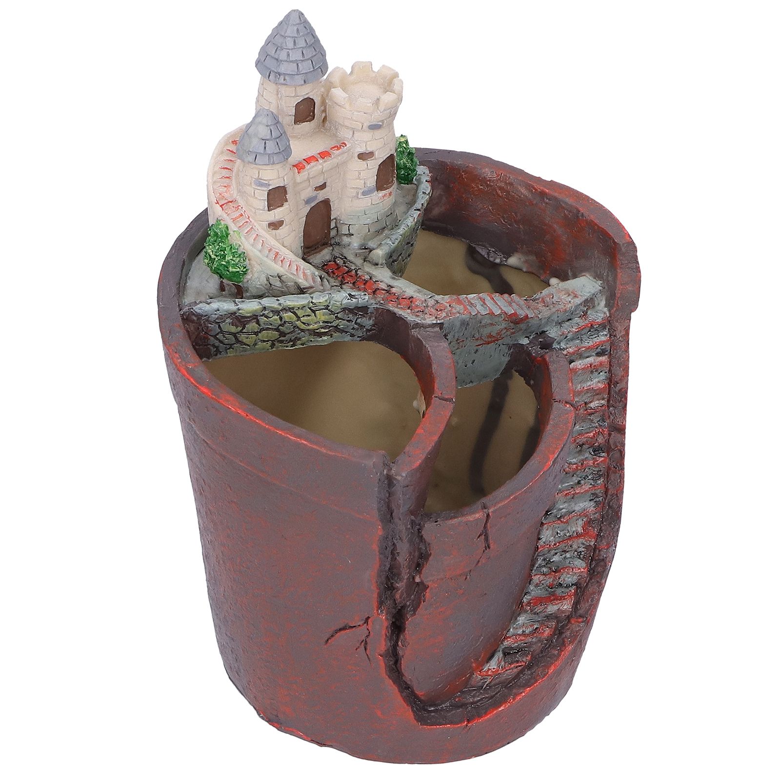 Succulent Plants Flowerpot Resin Mini House Flower Planter Container Home Decor view 4